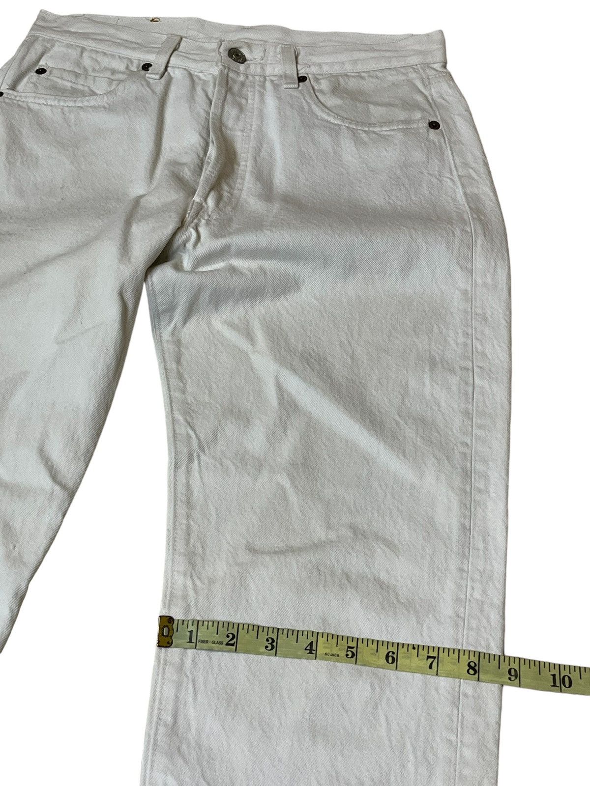 Levi's VINTAGE 80s LEVI’S 501-0651 MADE IN USA WHITE JEANS Size US 29 - 15 Thumbnail