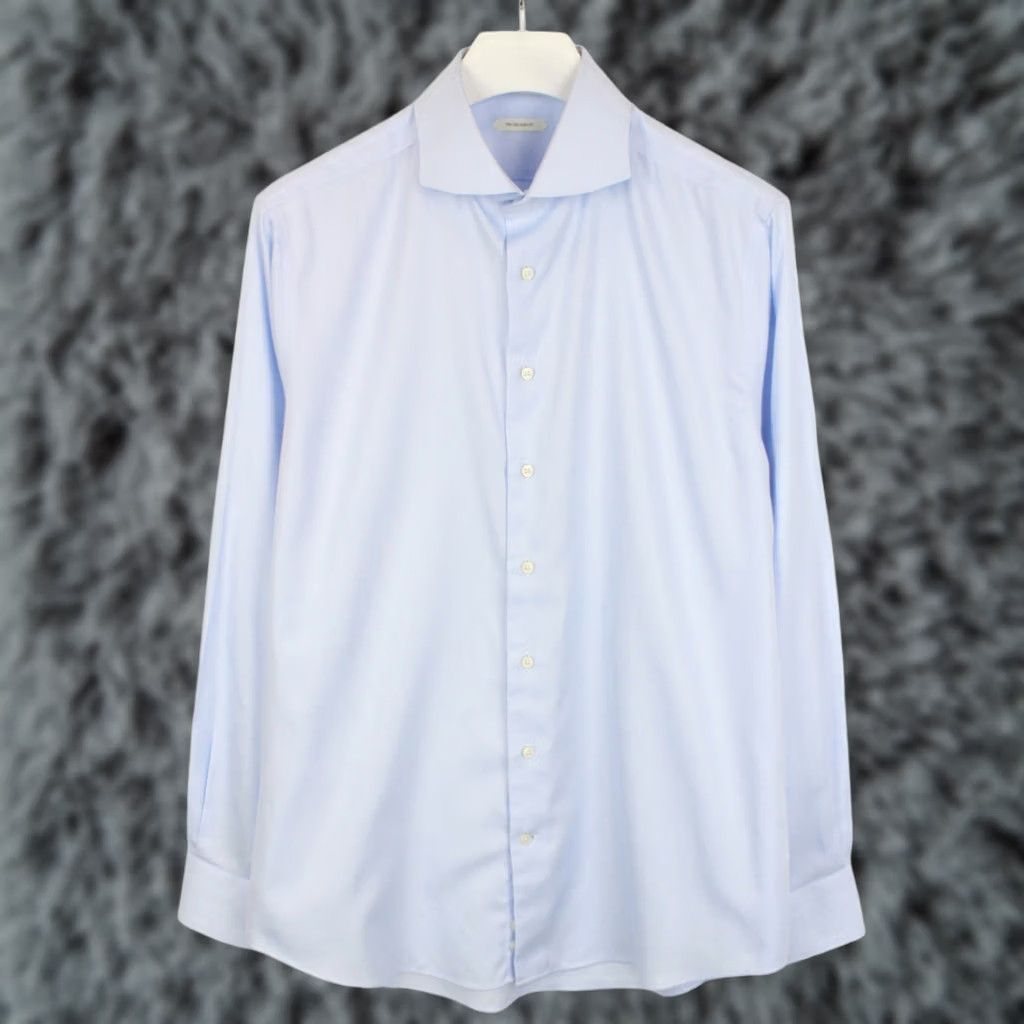 Suitsupply SUITSUPPLY Shirt Men's Slim Fit Formal Blue 43 / 17 Buttons Size 46R - 1 Thumbnail