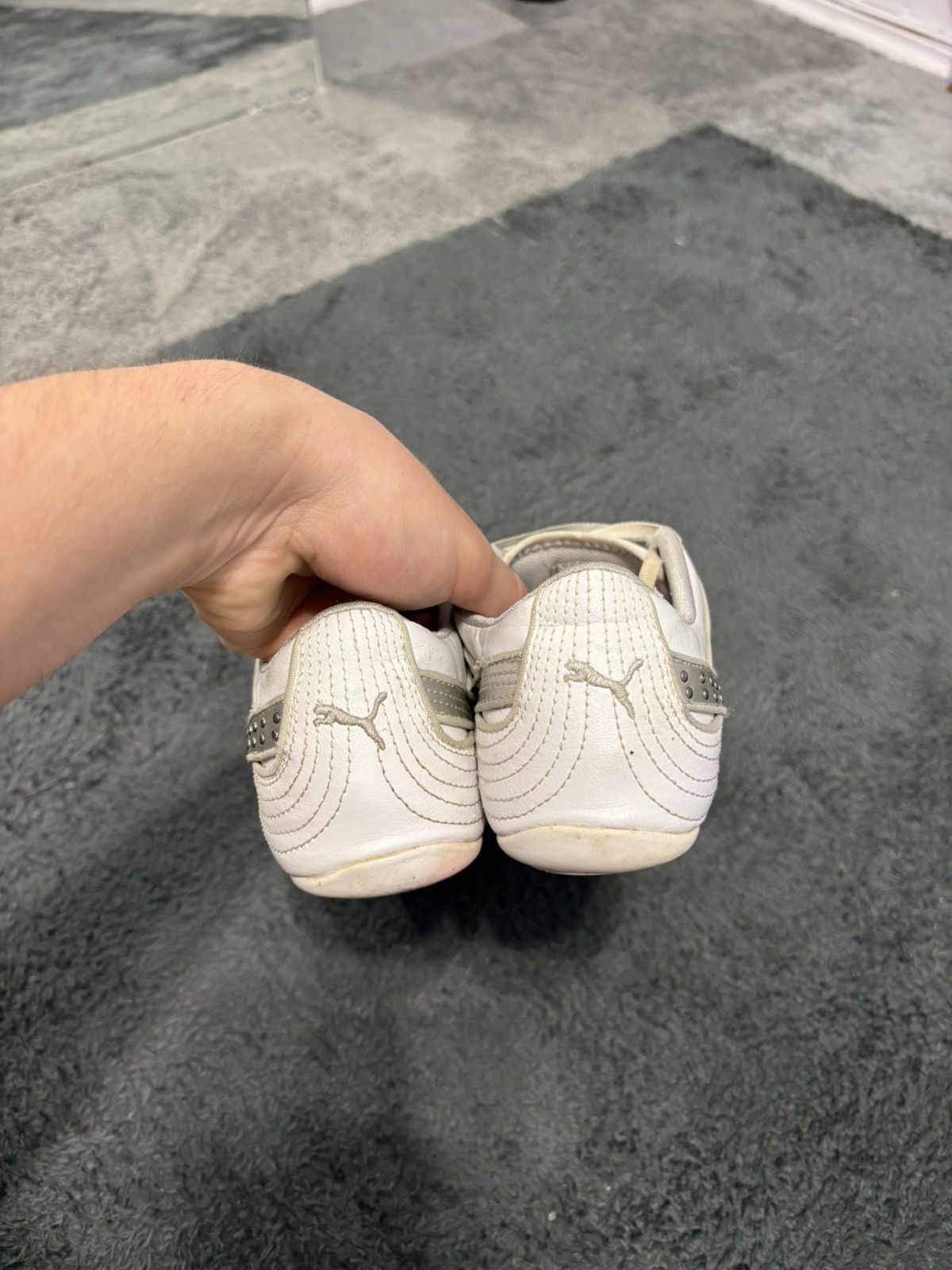 Jil Sander × Puma RARE Vintage Puma Speedcat Y2K Studded Logo Shoes Size US 9 / IT 39 - 3 Thumbnail