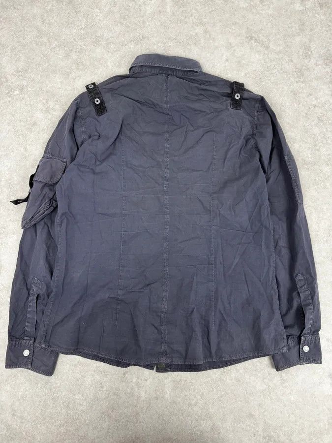 Dolce & Gabbana AW2004 Dolce & Gabbana Parachute Blue Cargo Bondage Shirt Size US L / EU 52-54 / 3 - 4 Thumbnail