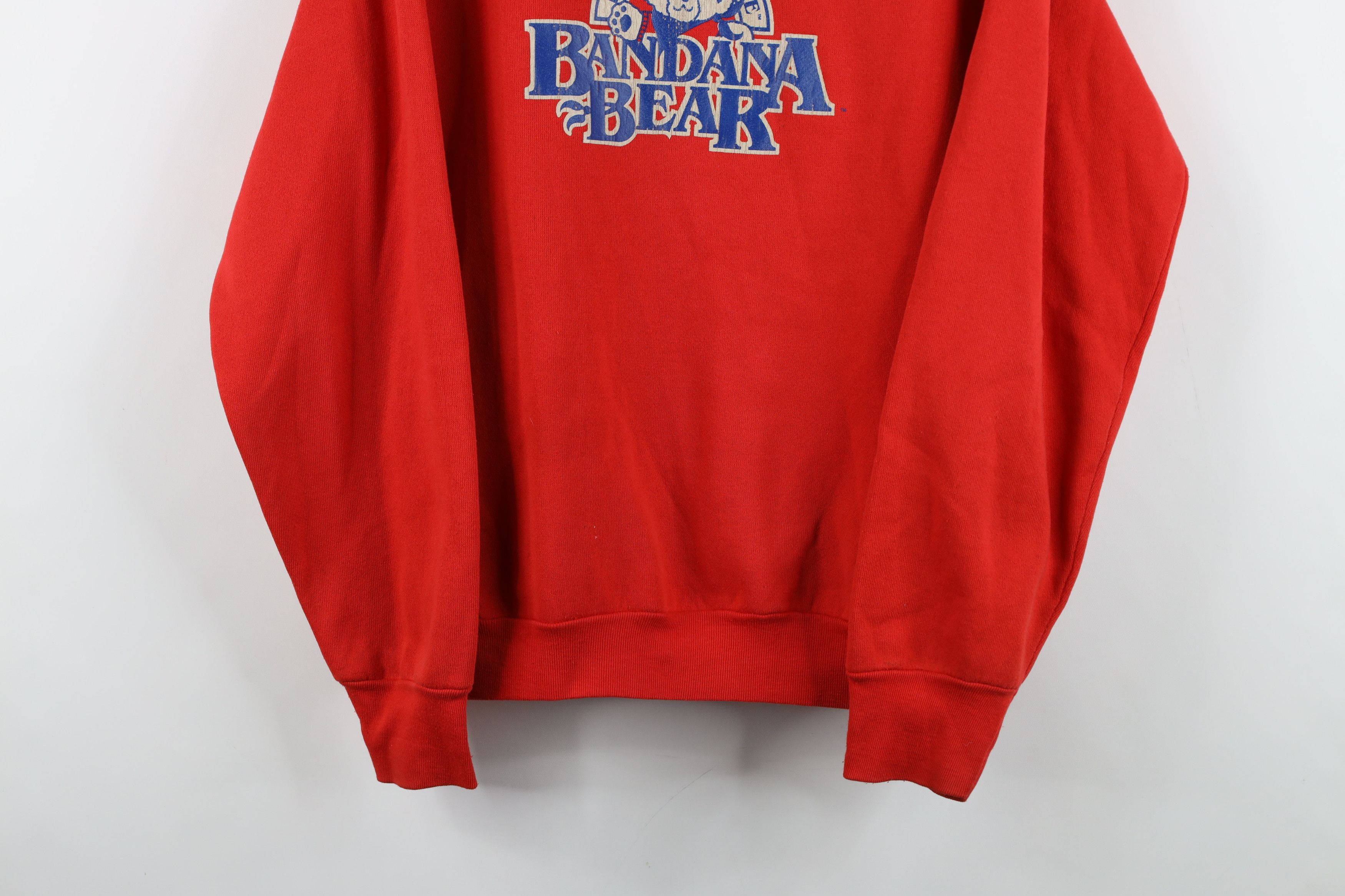 Vintage Vintage 80s 90s Hickoryville Bandana Bear Sweatshirt USA Size L / US 10 / IT 46 - 3 Thumbnail
