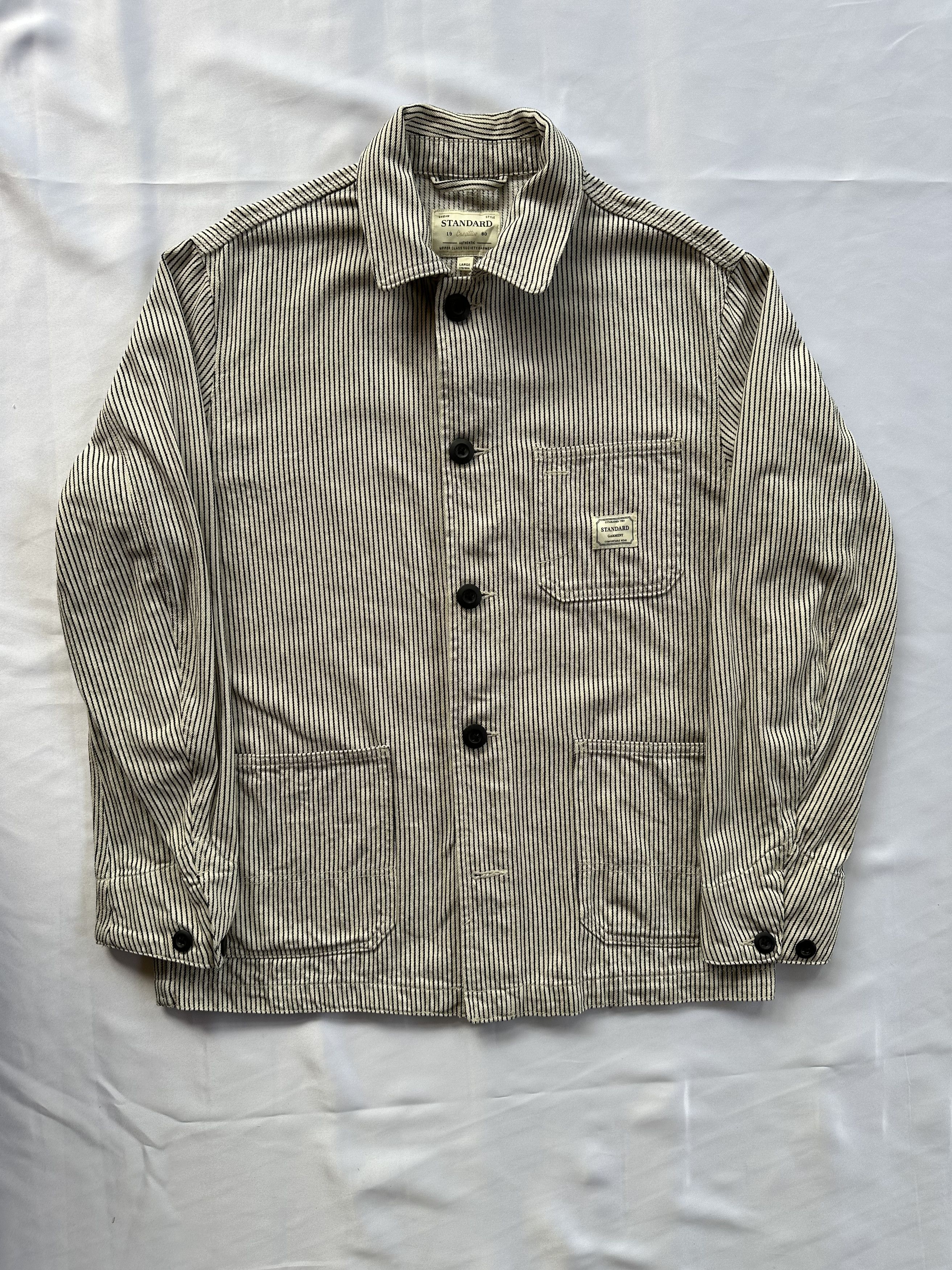 Japanese Brand × Vintage Vintage Japanese Brand Chore Jacket Size US L / EU 52-54 / 3 - 1 Thumbnail