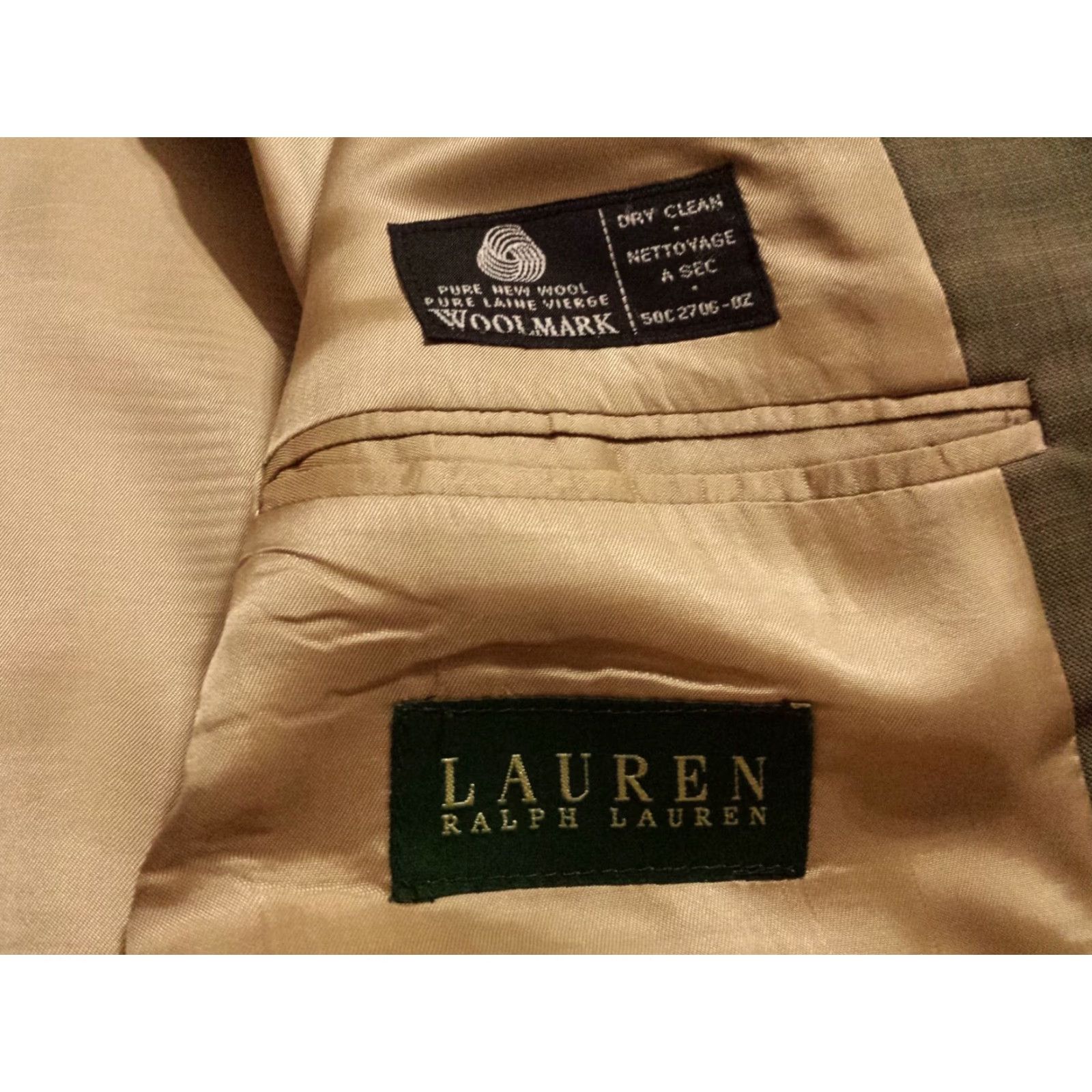 Ralph Lauren Ralph Lauren Blazer Mens 42 Long Solid Green Wool 2 Button Jacket Coat Wrapper 100% Wool - Vintage? No, 4-button Sleeve - Regular Fit Size US XL / EU 56 / 4 - 7 Thumbnail