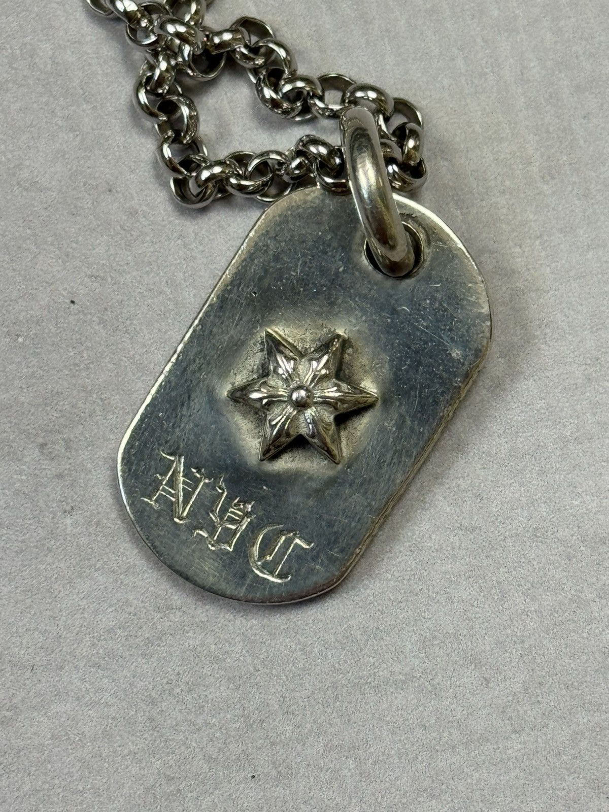Chrome Hearts Chrome Hearts Raised Star NYC Tag Pendant(SLV/OS) Size ONE SIZE - 11 Thumbnail