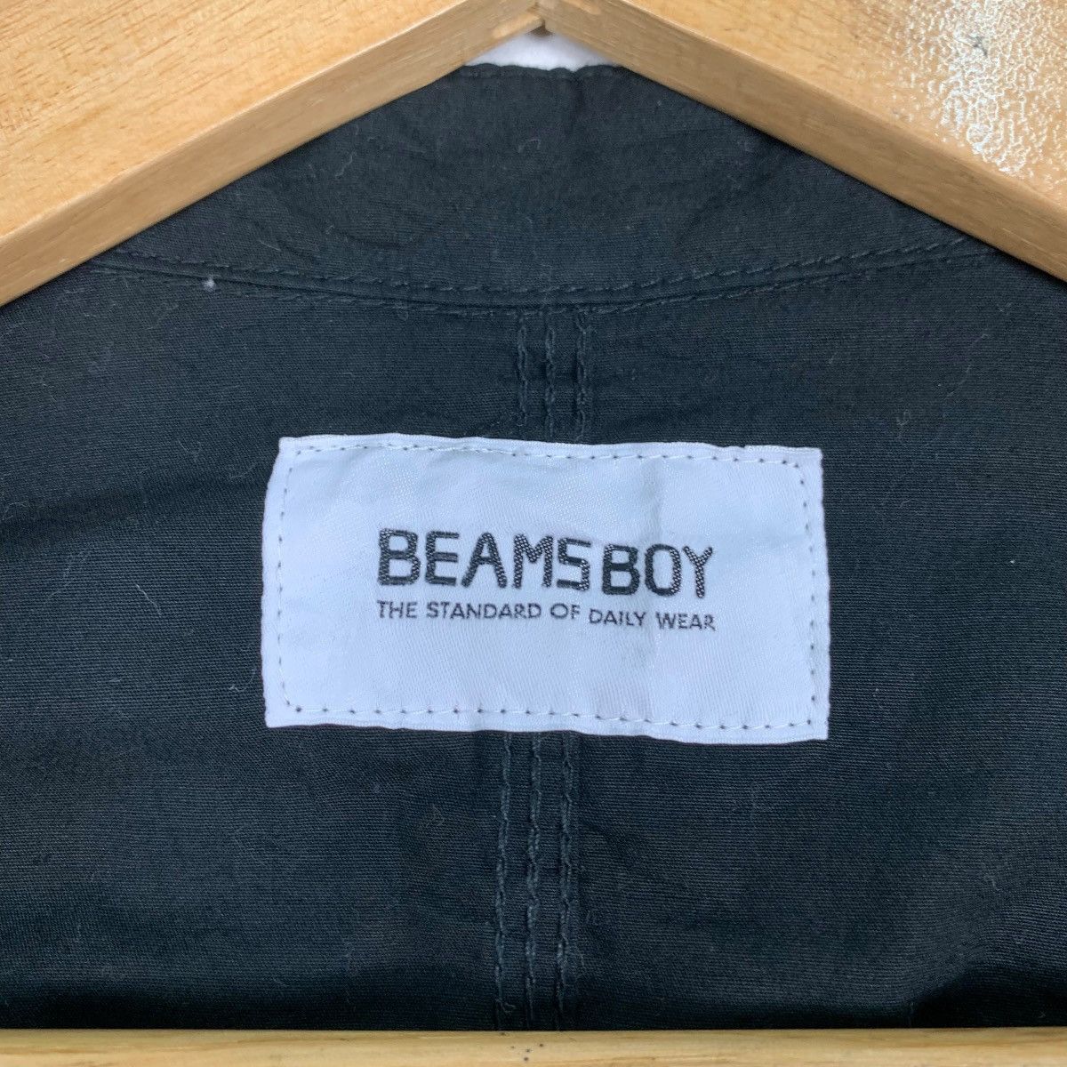 Beams Plus BEAM BOY Black Cotton Mandarin Jacket #0993-C44 Size US S / EU 44-46 / 1 - 15 Thumbnail