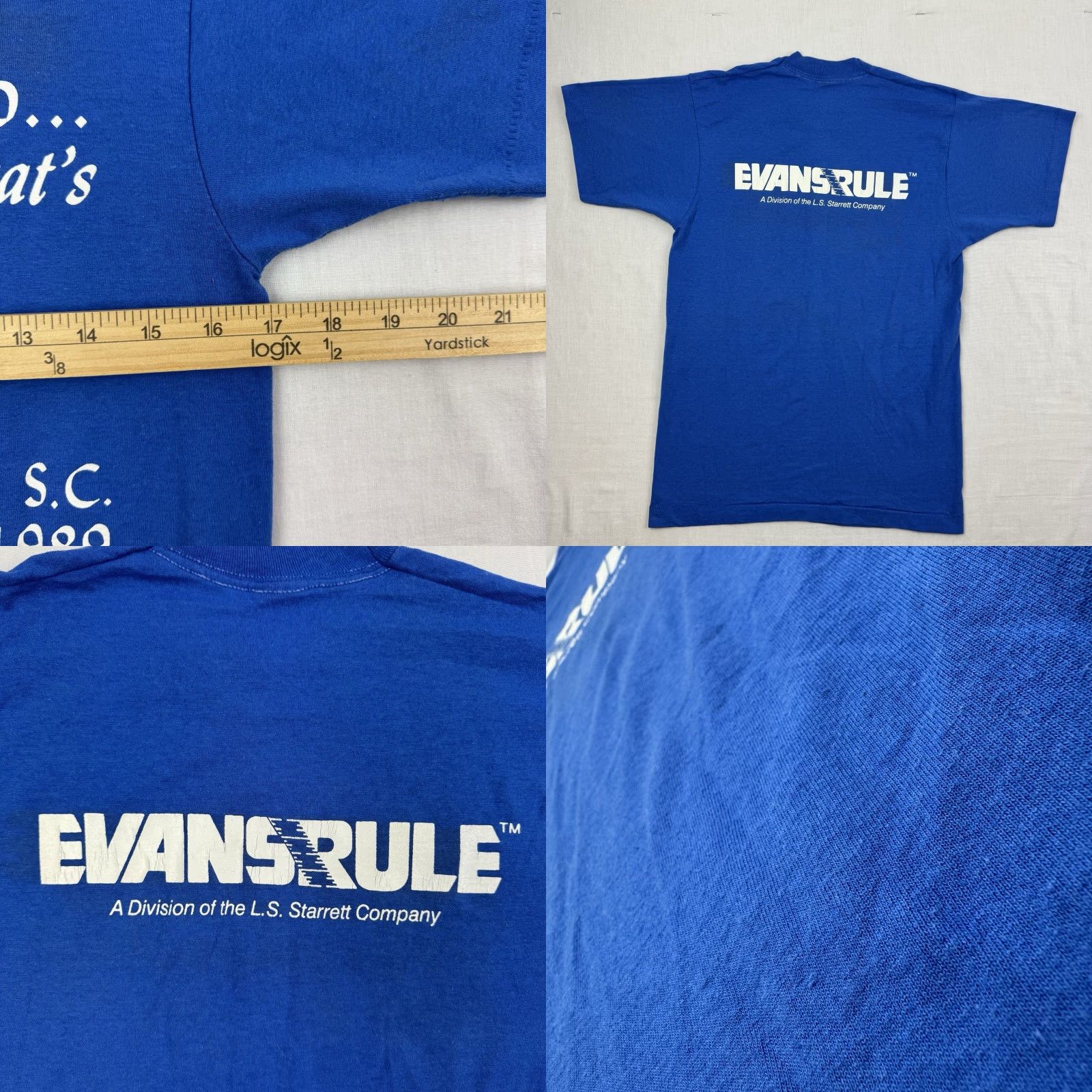 Vintage VINTAGE Hurricane Hugo T Shirt Adult Medium I Survived Charleston Sout Carolina Shirt Men Blue 80s USA Size US M / EU 48-50 / 2 - 8 Thumbnail