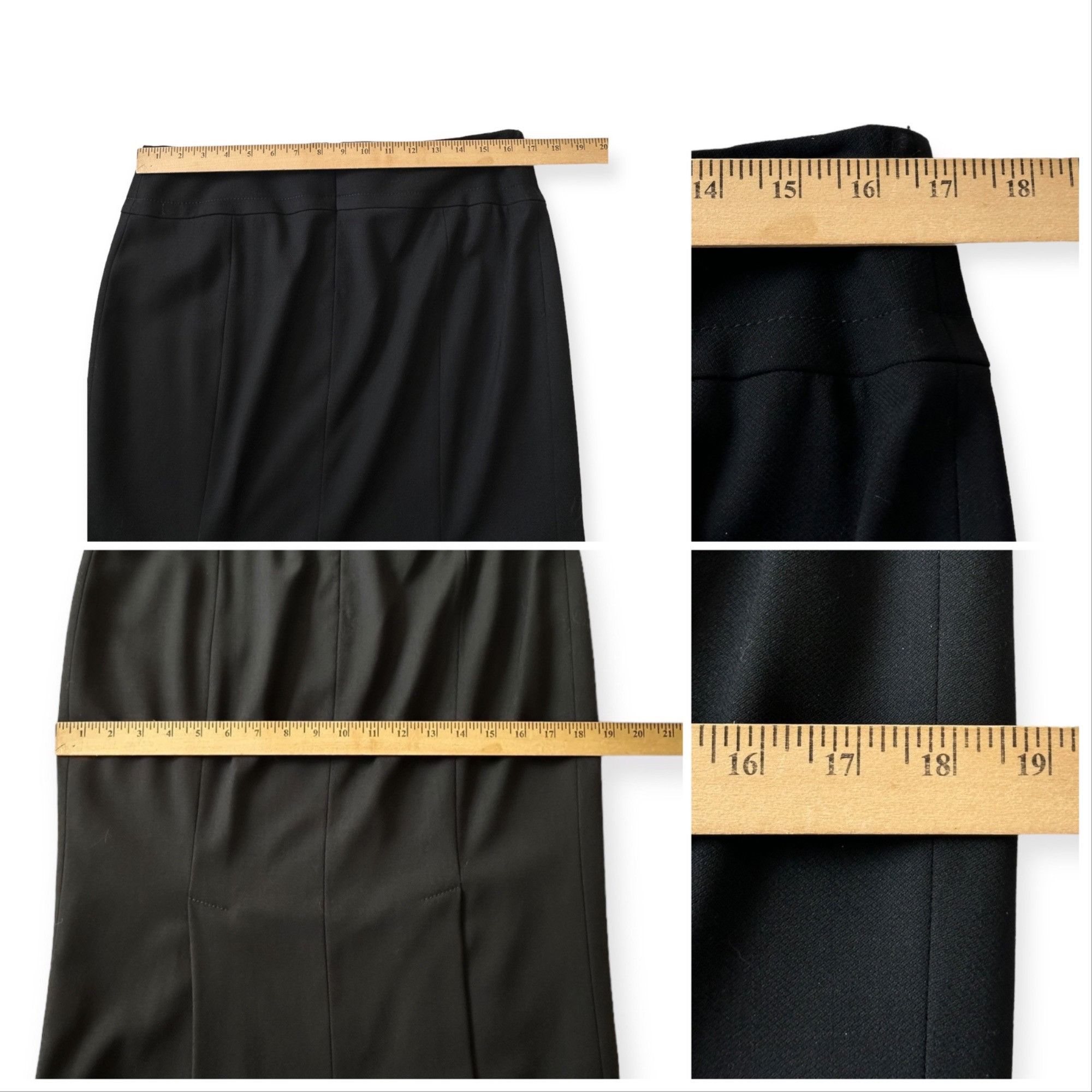 Dolce & Gabbana Dolce & Gabbana Black Virgin Wool Pencil Skirt IT 46 Size 32" / US 10 / IT 46 - 10 Thumbnail