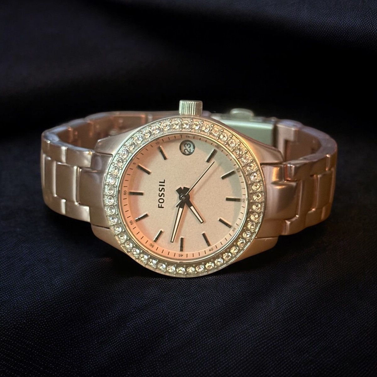 Fossil Fossil Stella Mini Glitz blush watch ES2976 Size ONE SIZE - 1 Thumbnail