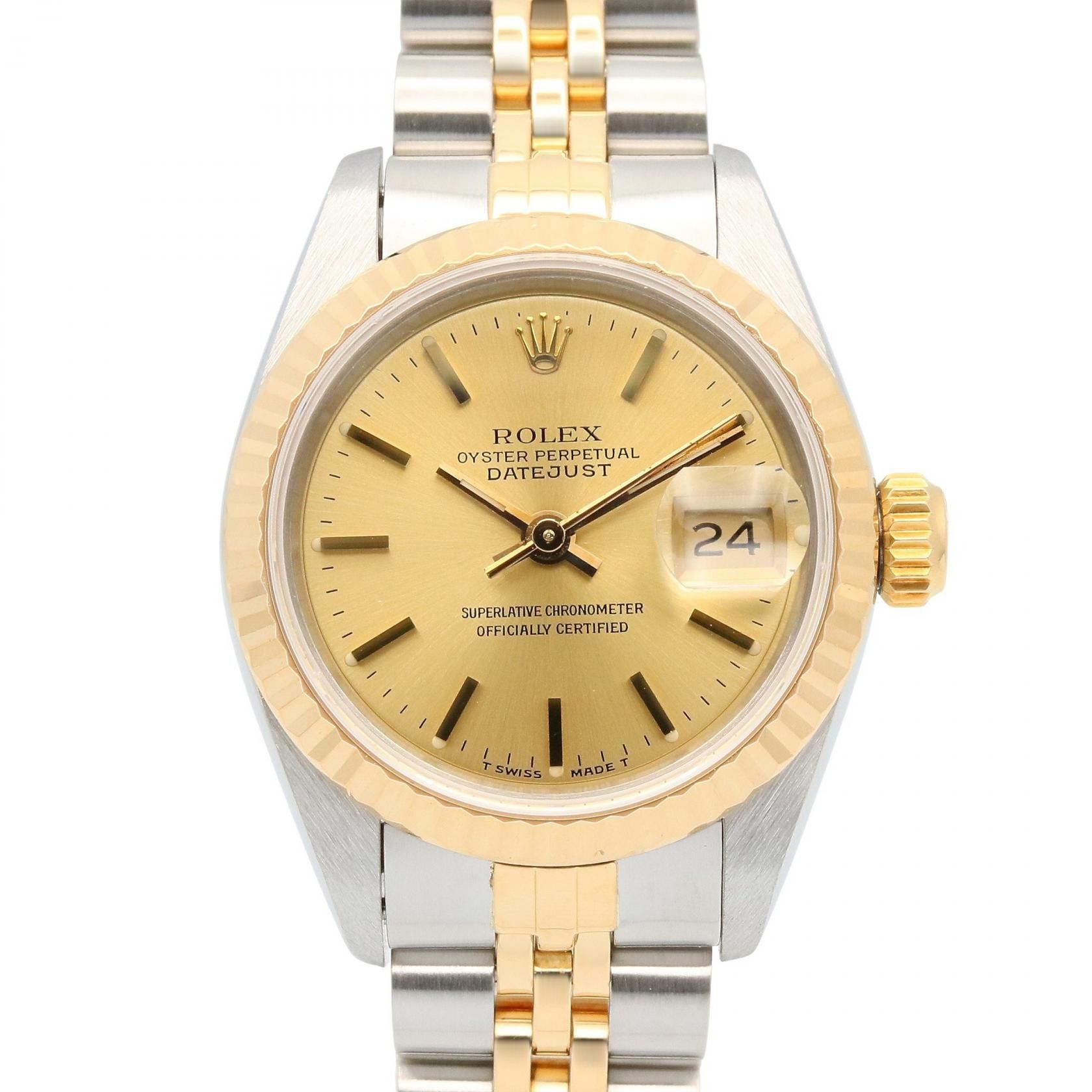 Rolex Rolex Rolex Datejust Au750 Stainless Steel Precious Metal Automatic 69173 DUTY FREE for USA Size ONE SIZE - 1 Thumbnail