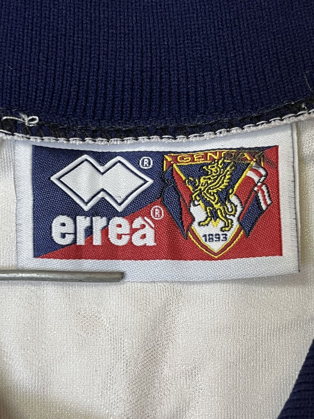 Sports Specialties Vintage 90s “GENOA ERREA #4” 1992-95 away football jersey Size US M / EU 48-50 / 2 - 13 Thumbnail
