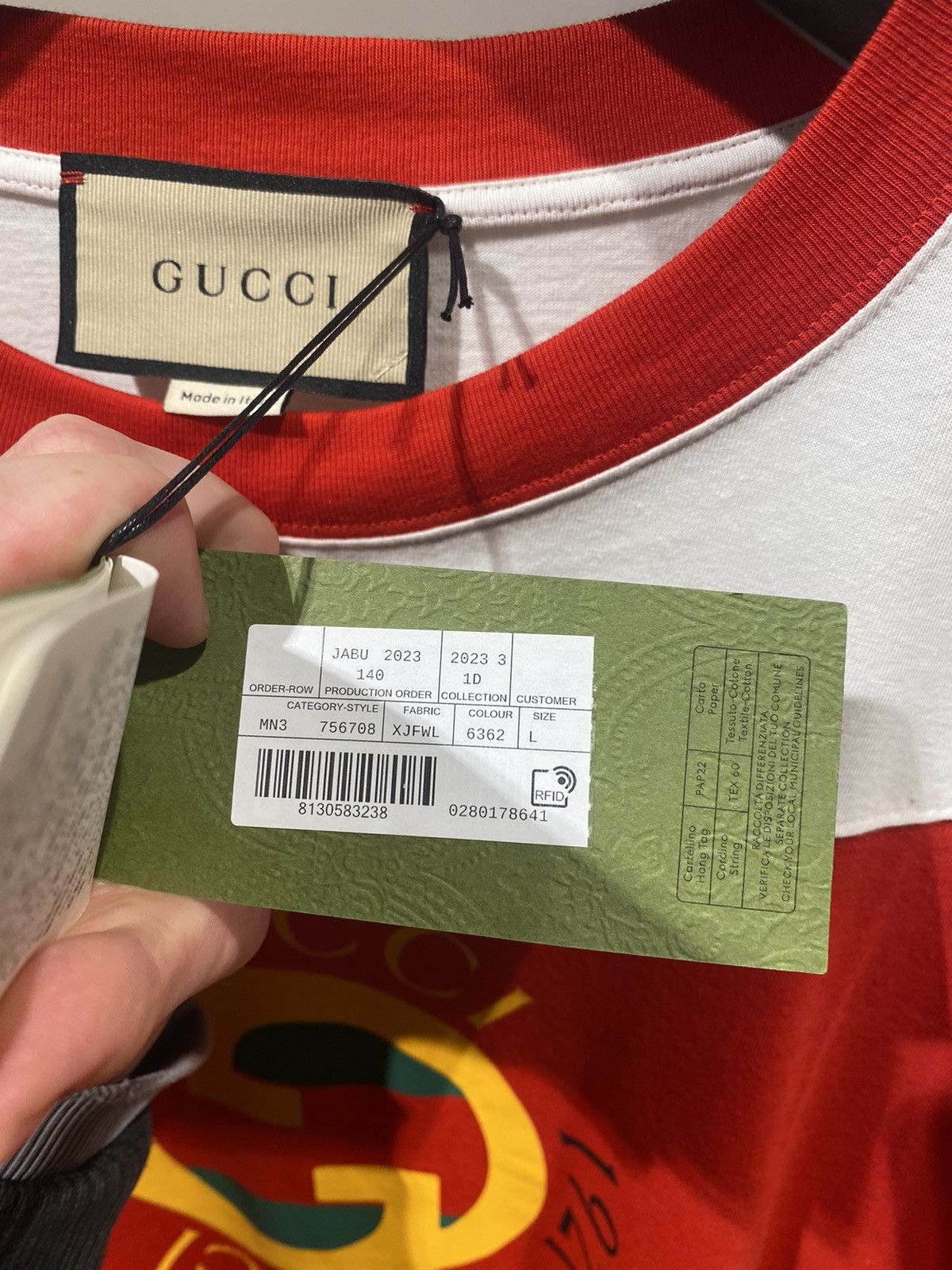 Gucci BNWT Gucci Interlocking GG T-Shirt Size US XL / EU 56 / 4 - 5 Thumbnail