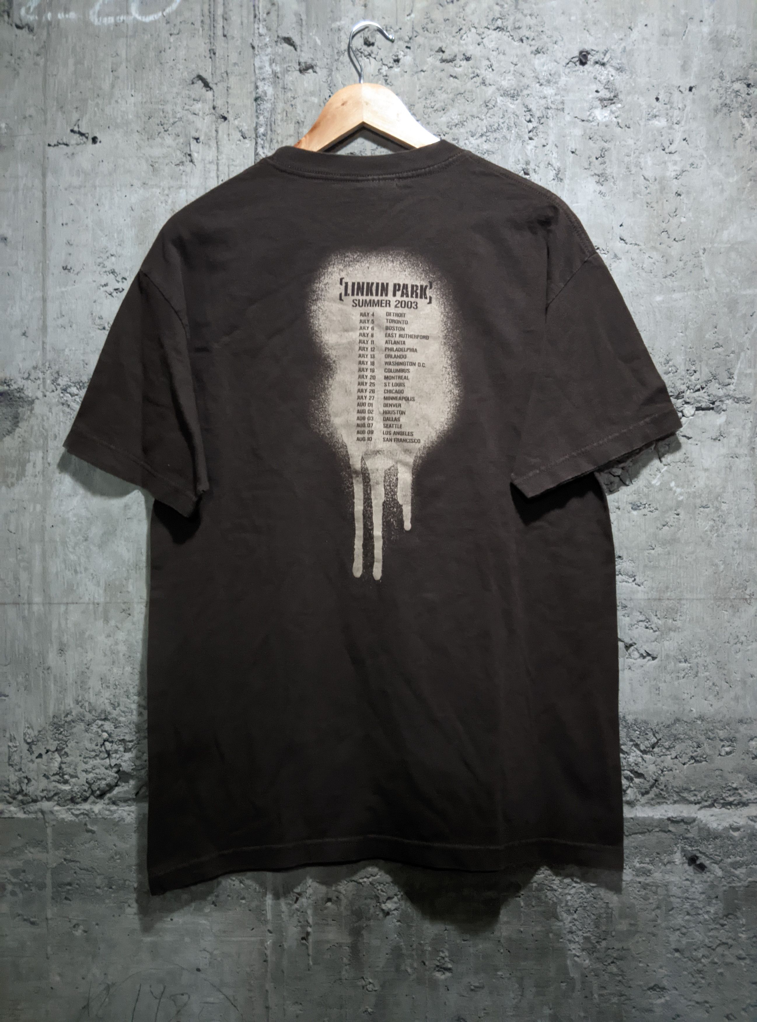 Linkin Park Meteora Tシャツ 2003年ツアー Vintage Y2K Linkin Park Shirt Meteora European Tour 2003 Nu