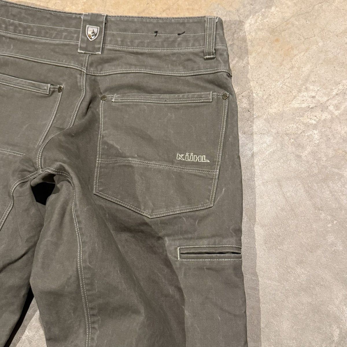 Kuhl Kuhl Vintage Patina Dye Faded Rydr Hiking Pants Gorpcore Size US 31 - 11 Thumbnail