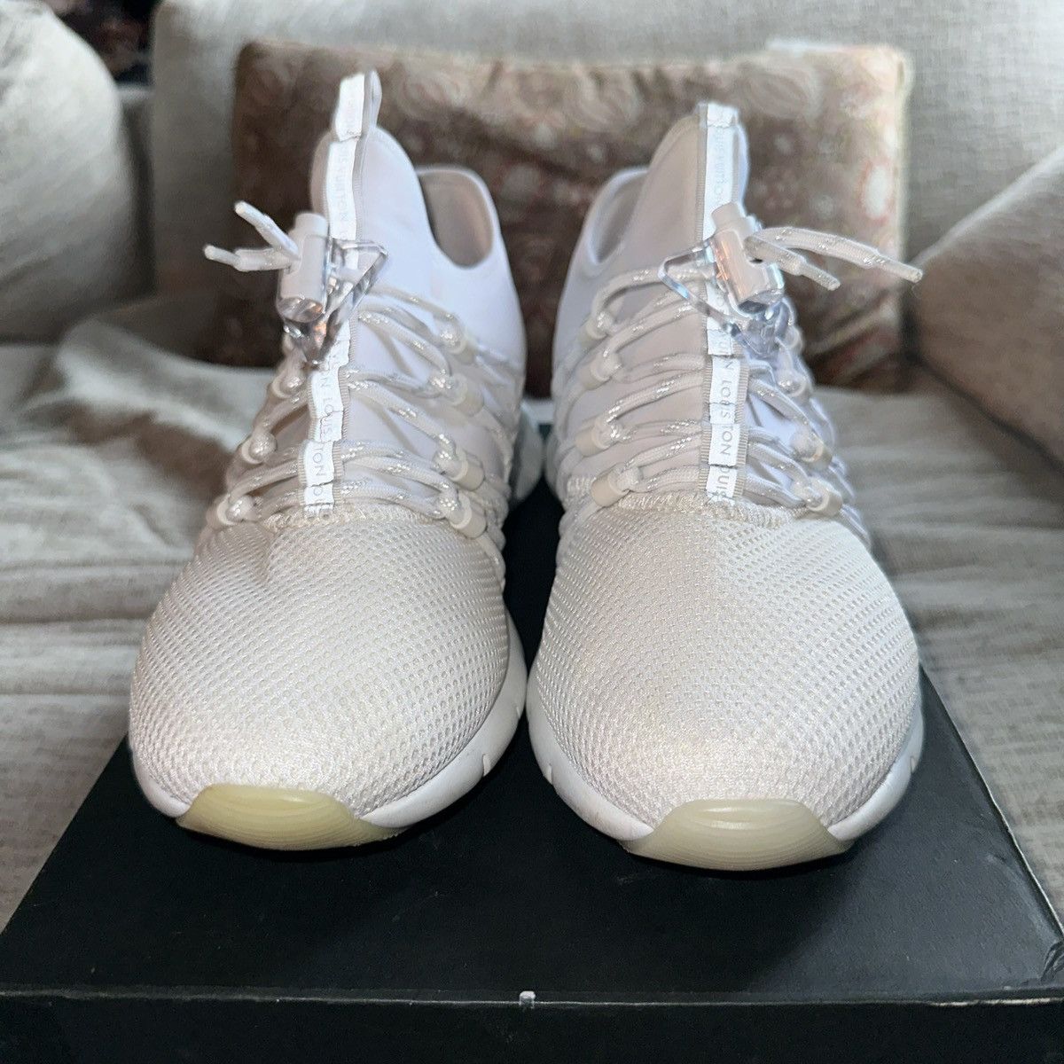 Louis Vuitton Louis Vuitton Fastlane Sneaker White Sz. 9 Size US 9 / EU 42 - 1 Thumbnail