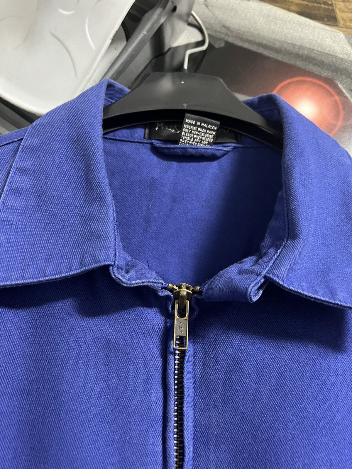 Yves Saint Laurent Vintage YSL Yves Saint Laurent Pour Homme Men's Blue Jacket Size US XL / EU 56 / 4 - 4 Thumbnail