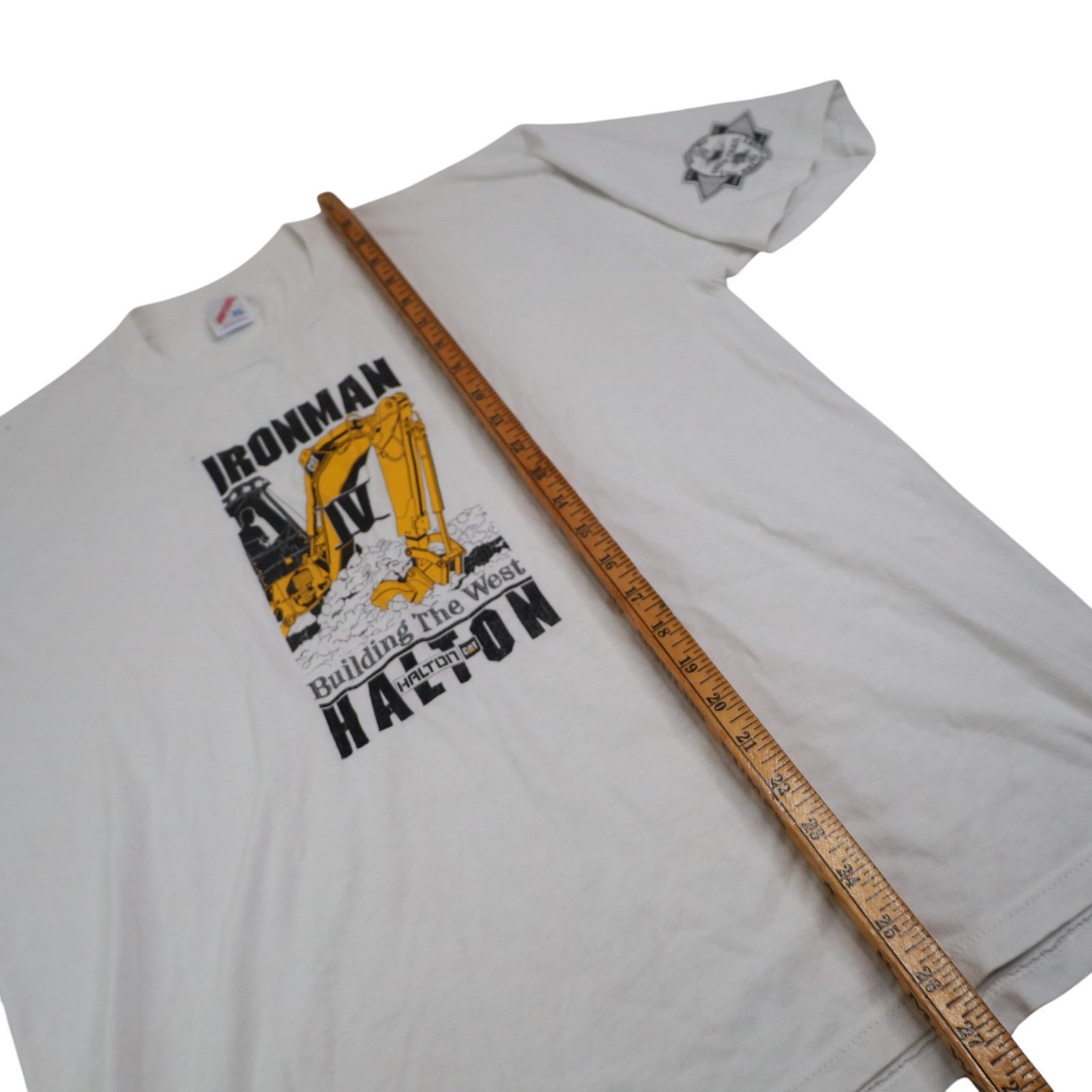 Vintage Vintage CAT Ironman Building The West Heavy Equipment T Size US XL / EU 56 / 4 - 10 Thumbnail