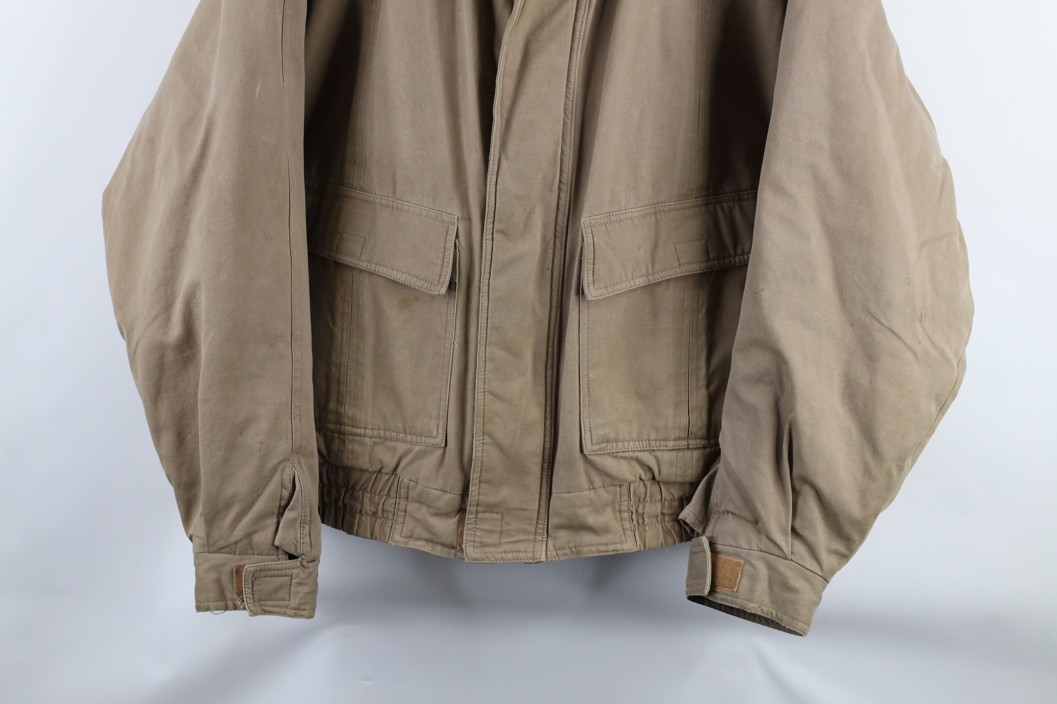 Vintage Vintage 90s Streetwear Deep Pile Fleece Lined Bomber Jacket Size US L / EU 52-54 / 3 - 3 Thumbnail