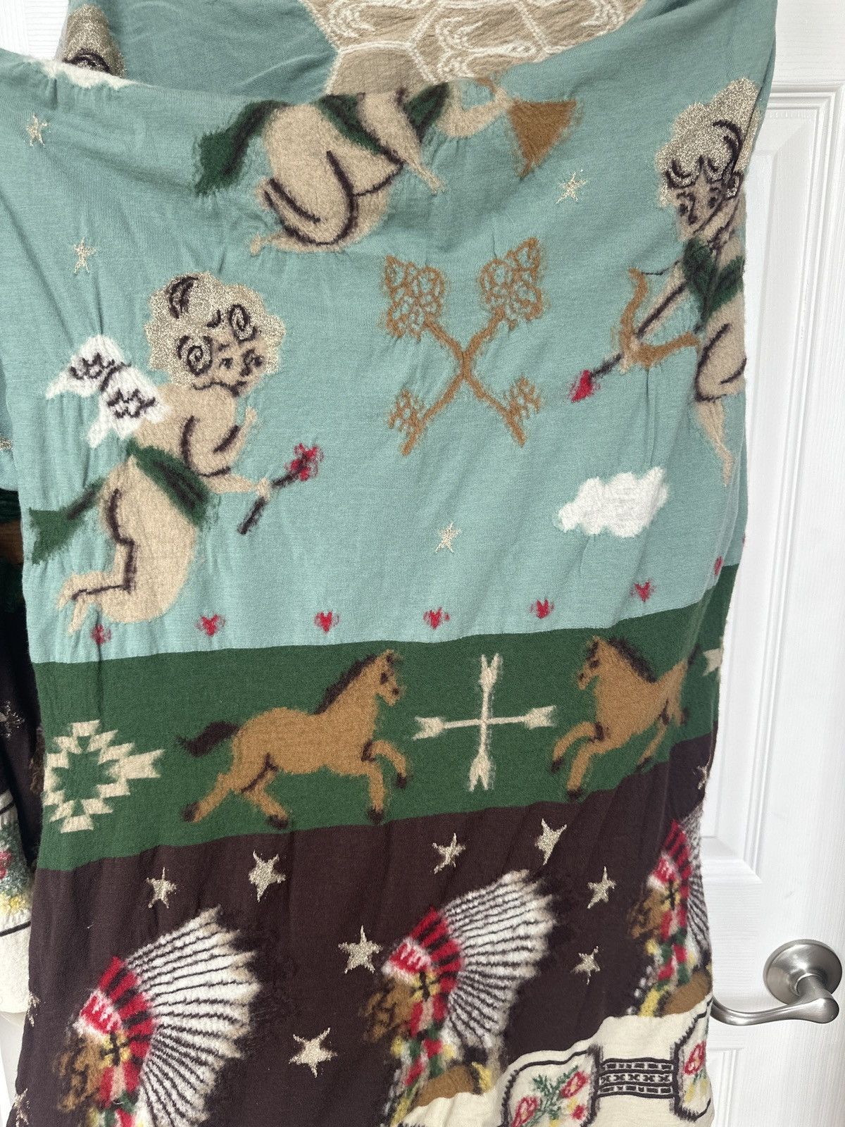 Kapital Kapital indian angel horse shawl scarf Size ONE SIZE - 6 Thumbnail