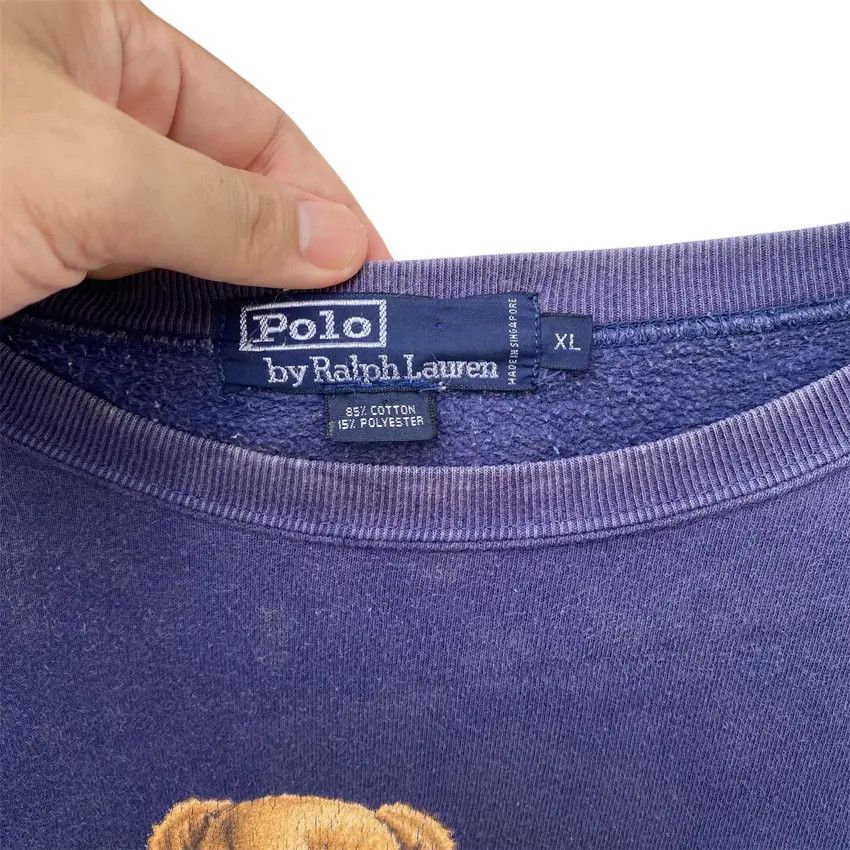 Polo Ralph Lauren Vintage Polo Sport Bear by Ralph Lauren Sweatshirt | XL Size US XL / EU 56 / 4 - 3 Thumbnail