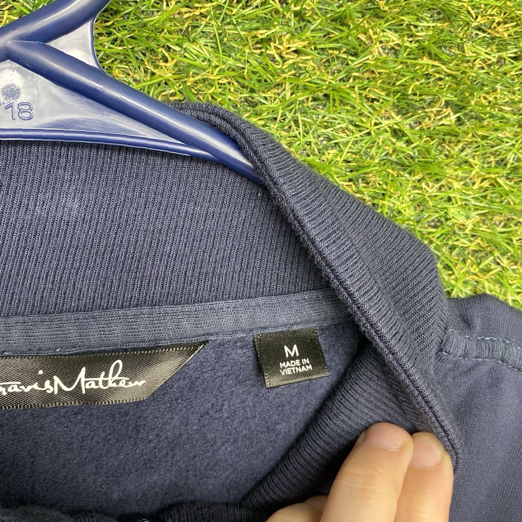 TravisMathew Travis Mathew Sweatshirt Mens Medium Blue Long Sleeve 1/4 Zip Quarter Golfing Size US M / EU 48-50 / 2 - 3 Thumbnail