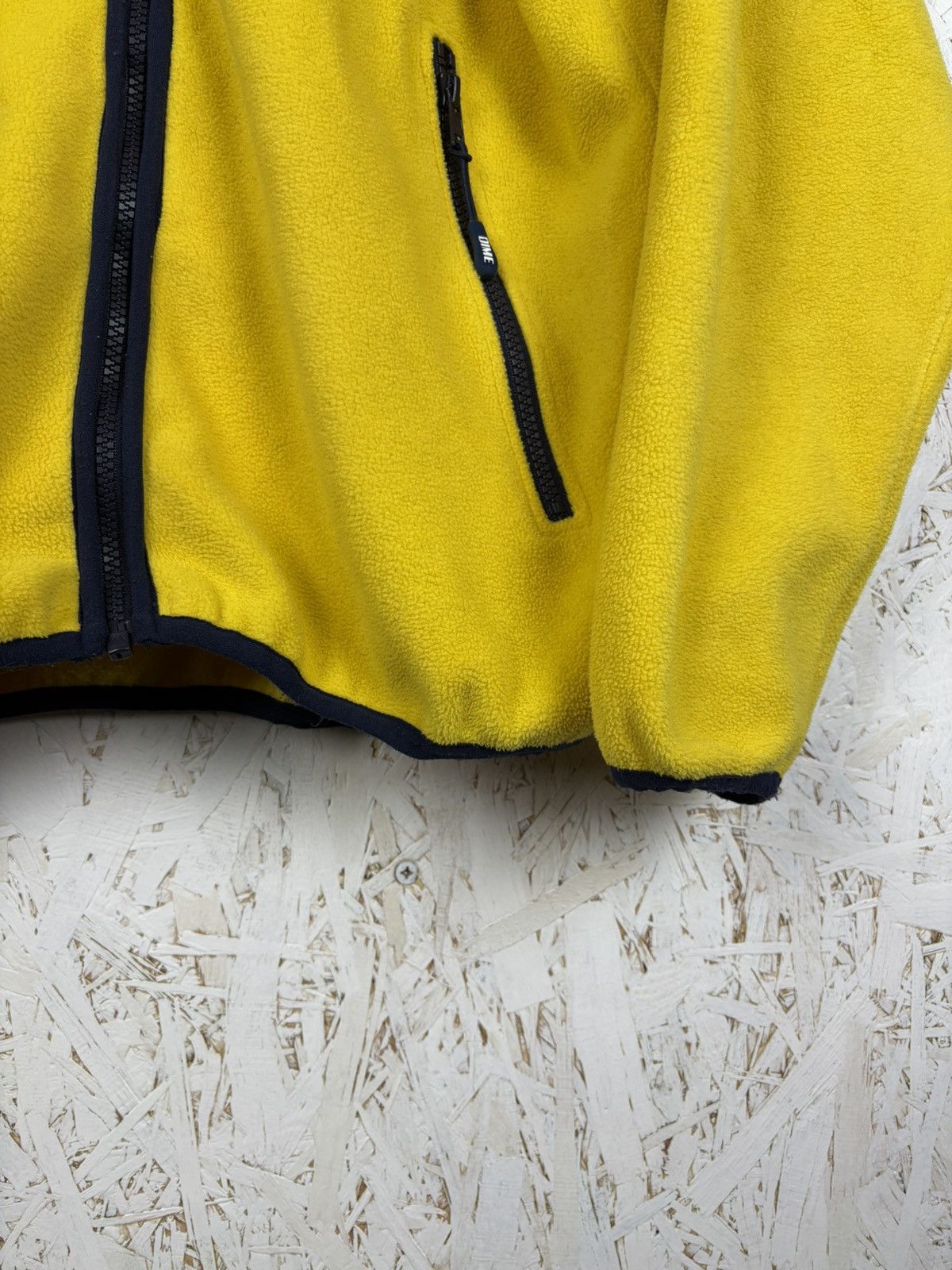 Dime Dime Two Tone Polar Fleece Jacket Yellow Blue Size M Size US M / EU 48-50 / 2 - 4 Thumbnail