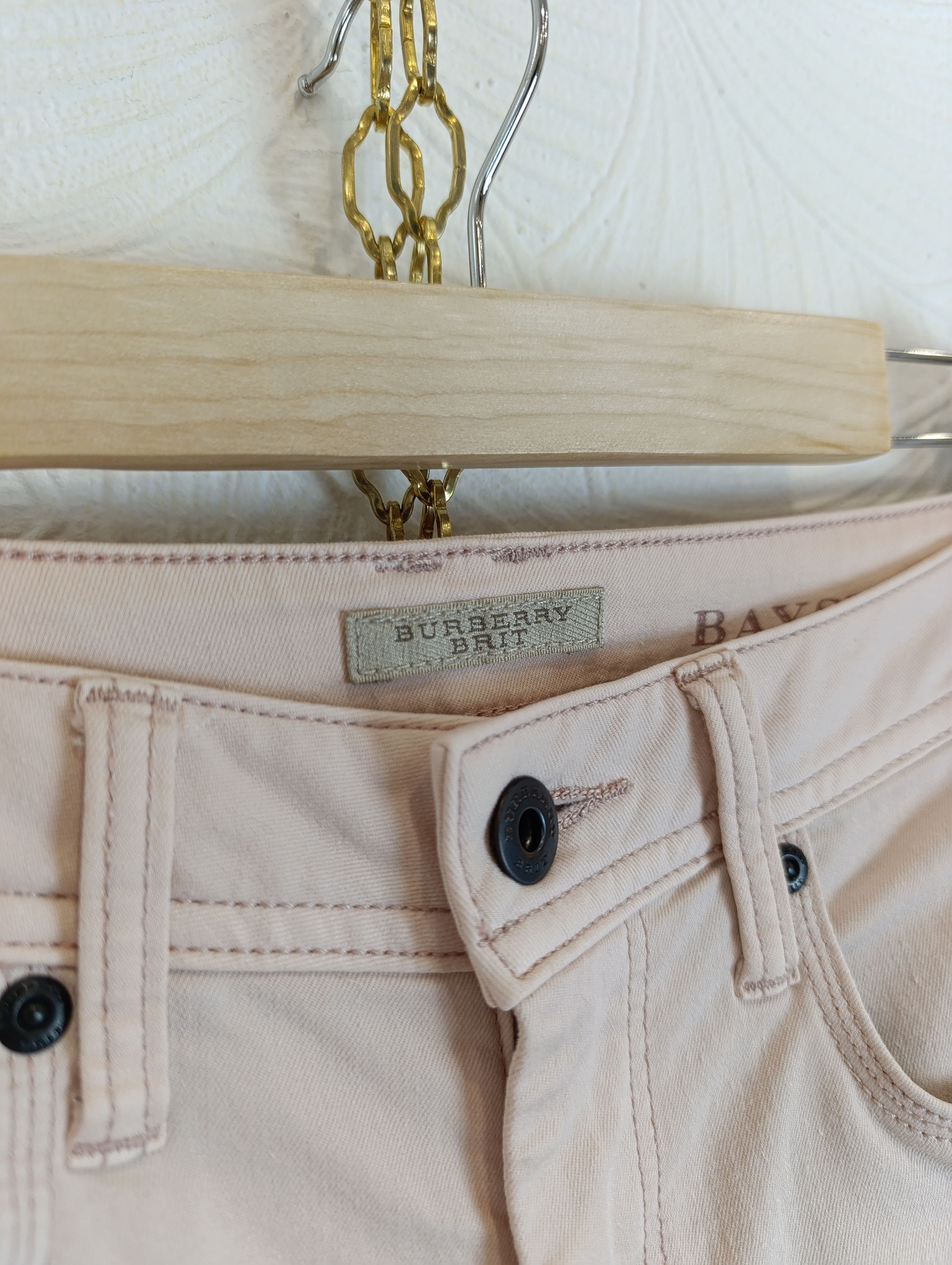 Burberry × Designer BURBERRY BRIT BAYSWATER WOMENS SKINNY ANKLE JEANS Size 26" / US 2 / IT 38 - 3 Thumbnail