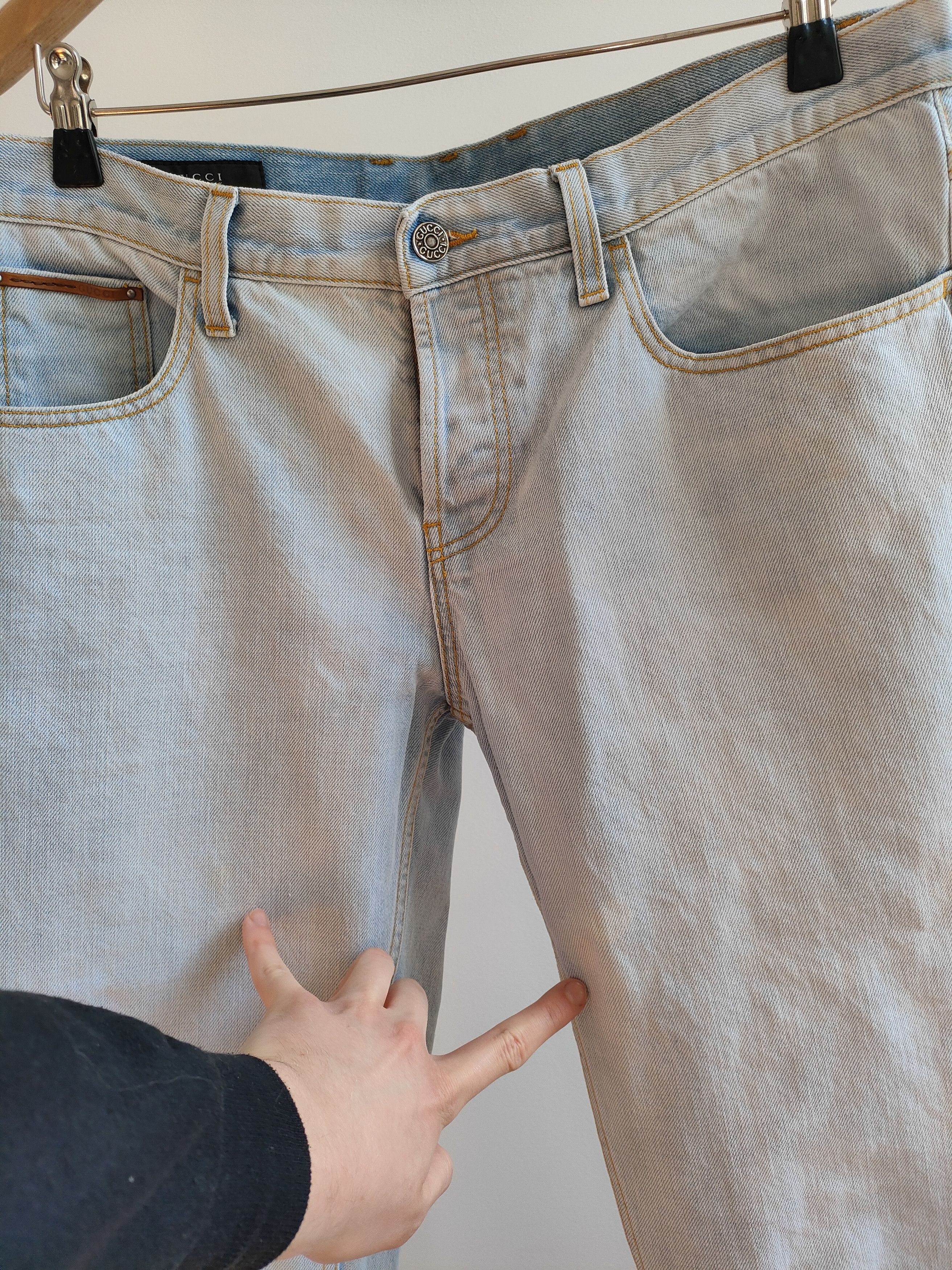 Gucci GUCCI Light Blue Skinny Jeans Size US 34 / EU 50 - 17 Thumbnail