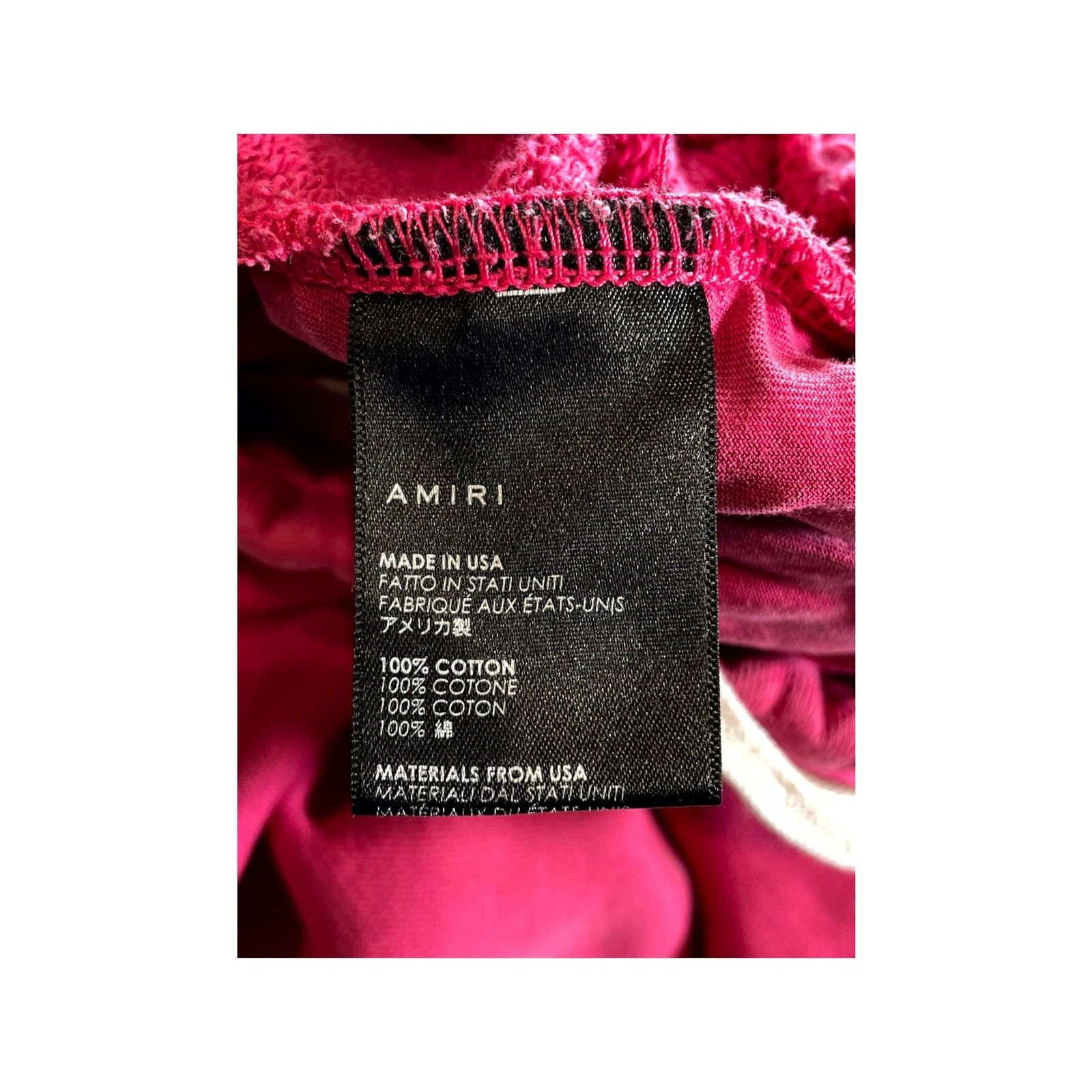 Amiri Amiri "Core Logo" Pink & White Sweatpants Size US 32 / EU 48 - 5 Thumbnail