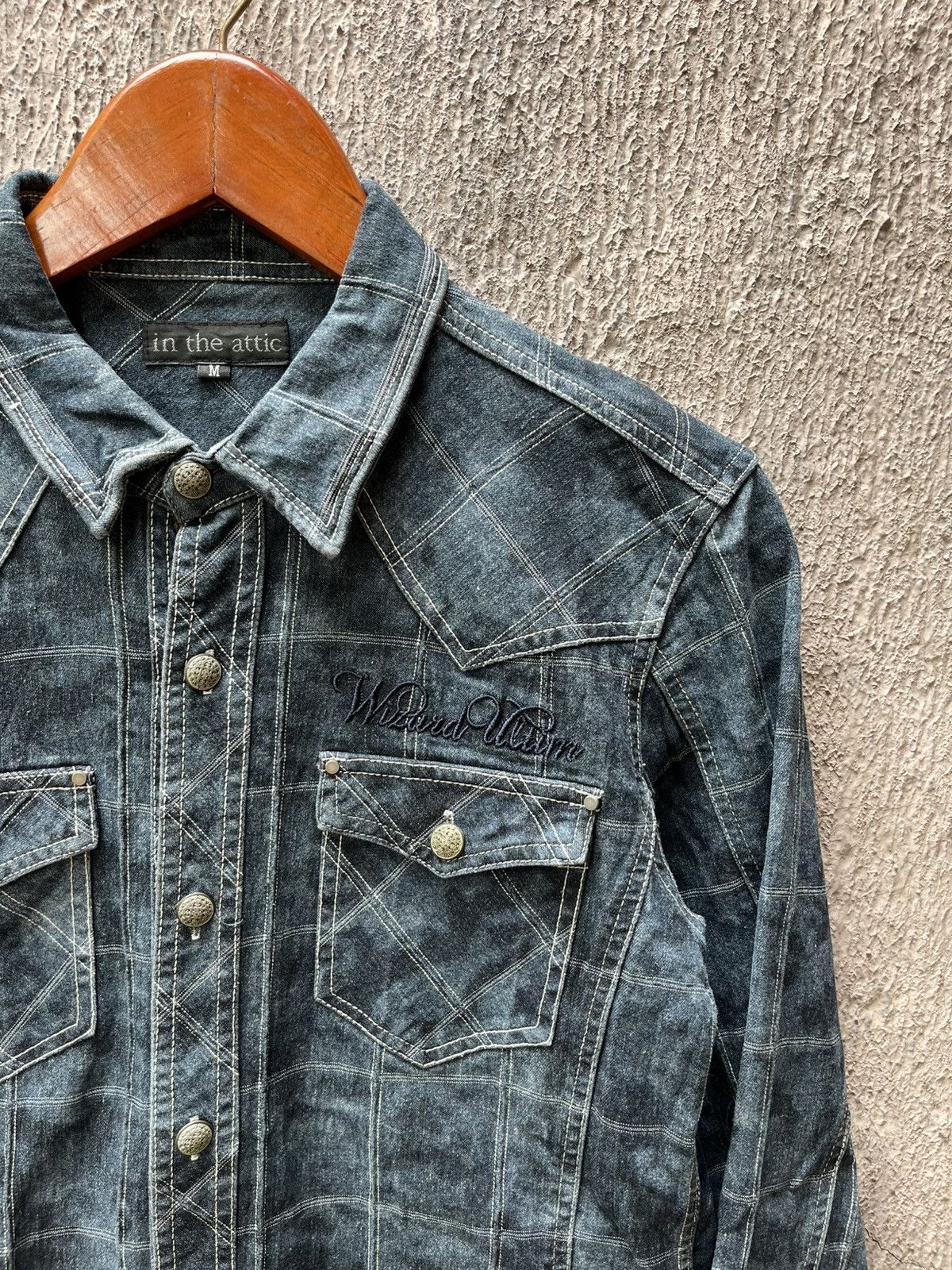 Japanese Brand In the attic Denim Smoke dye Size US M / EU 48-50 / 2 - 3 Thumbnail
