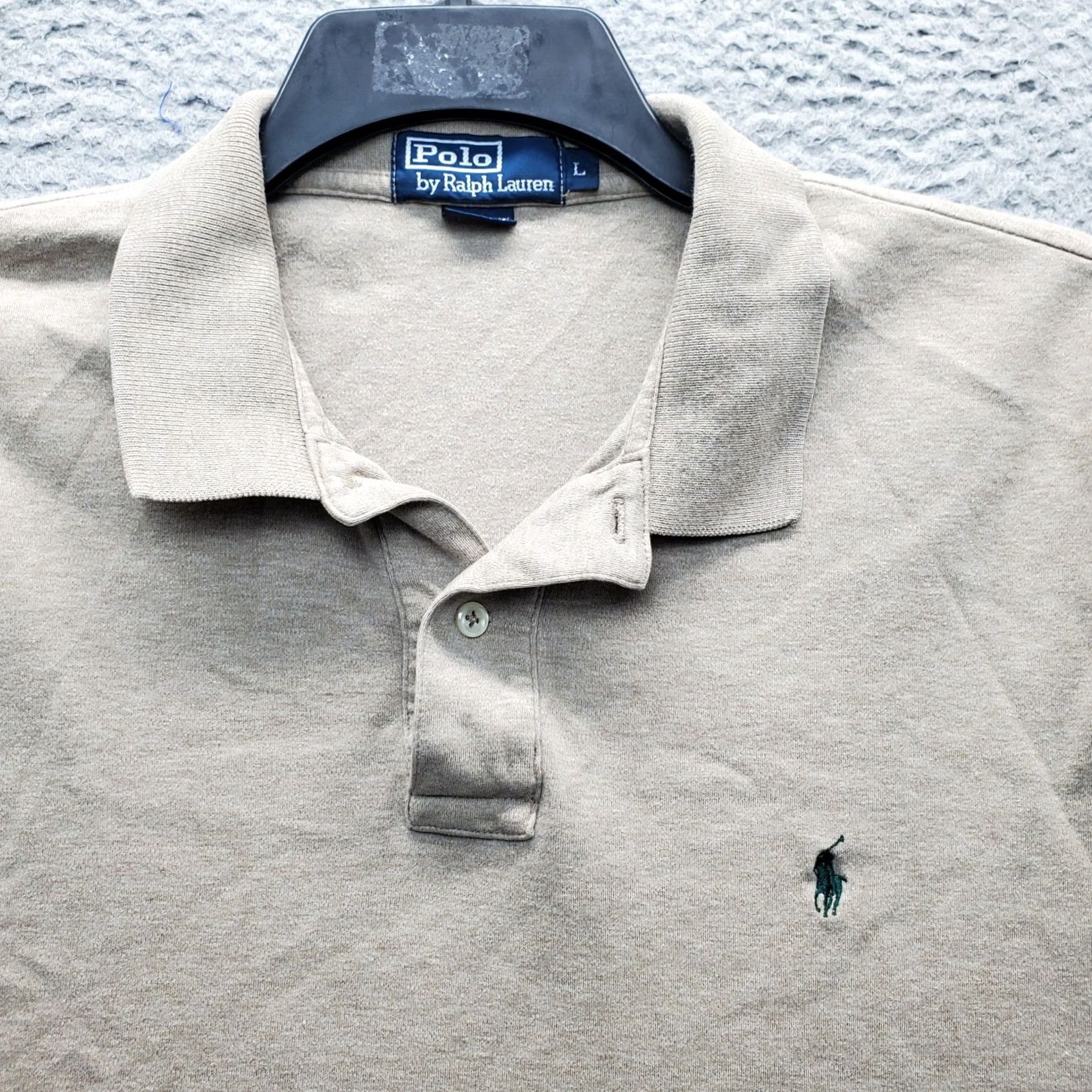 Polo Ralph Lauren Polo Ralph Lauren Polo Shirt Mens L Brown Performance Collared High Low Slit Size US L / EU 52-54 / 3 - 7 Thumbnail