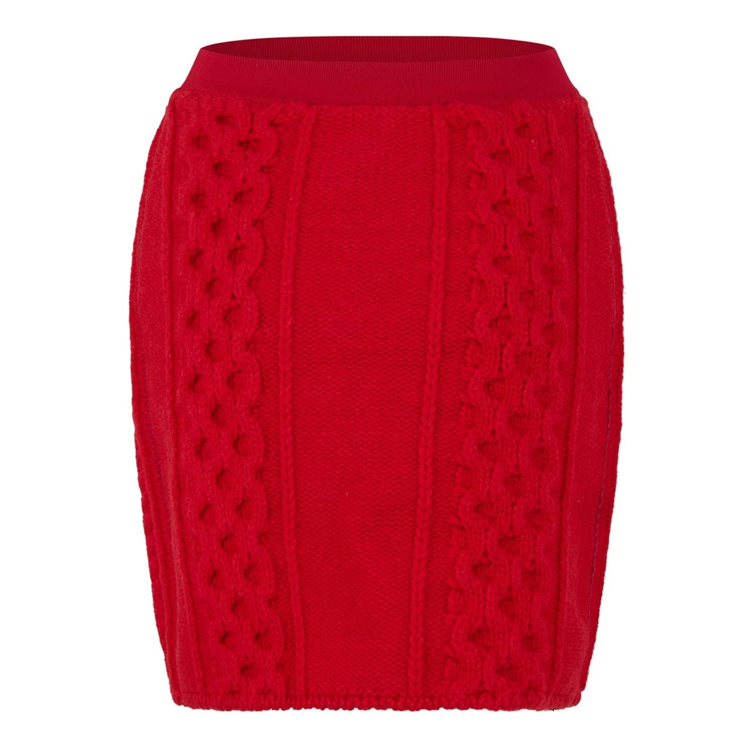 Bottega Veneta Bottega Veneta Bv Skirt in Red Size 32" / US 10 / IT 46 - 2 Thumbnail