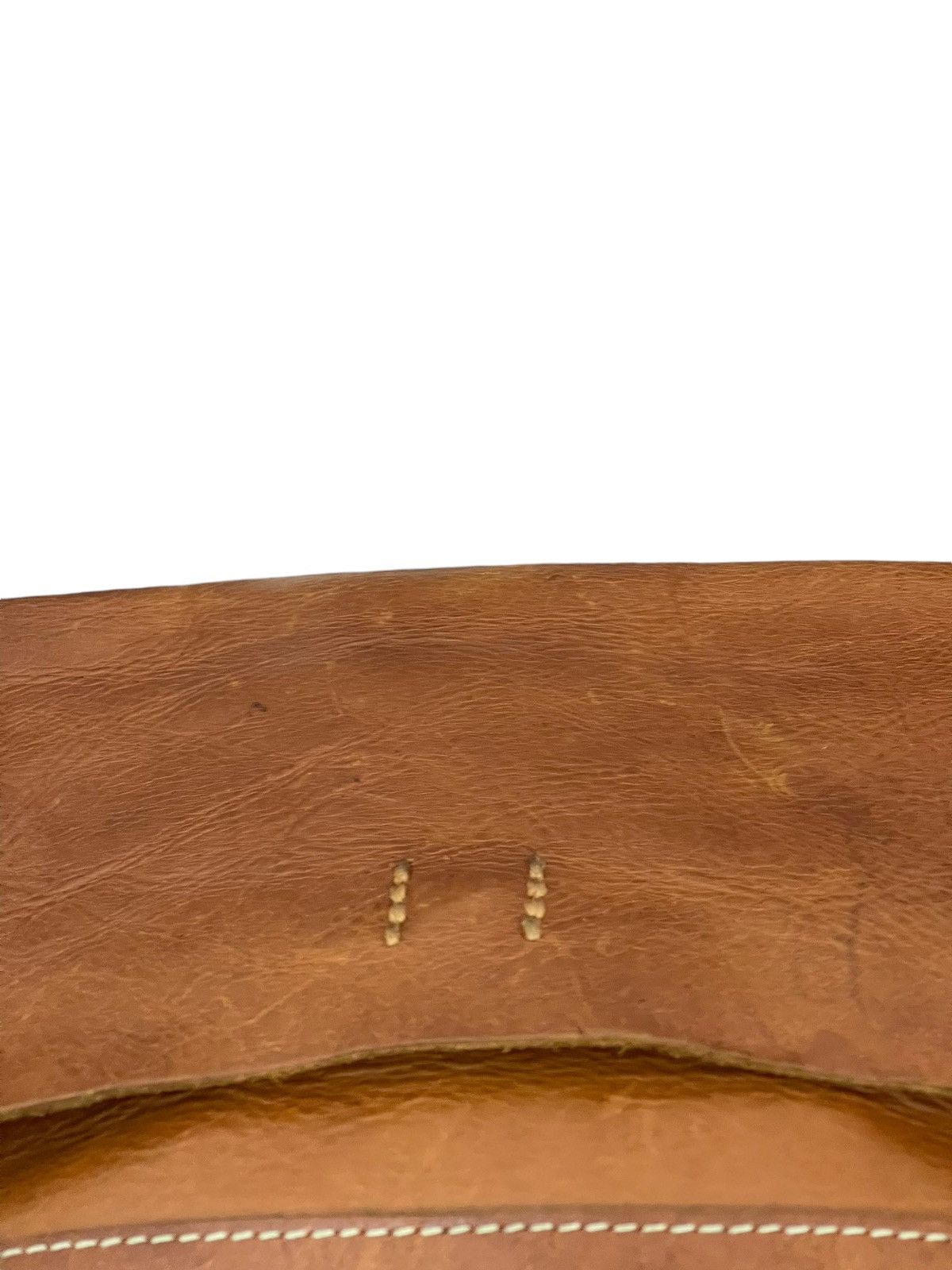 Japanese Brand Full Leather Patina Beach Sound Cross Body Bag 4🟩 Size ONE SIZE - 10 Thumbnail