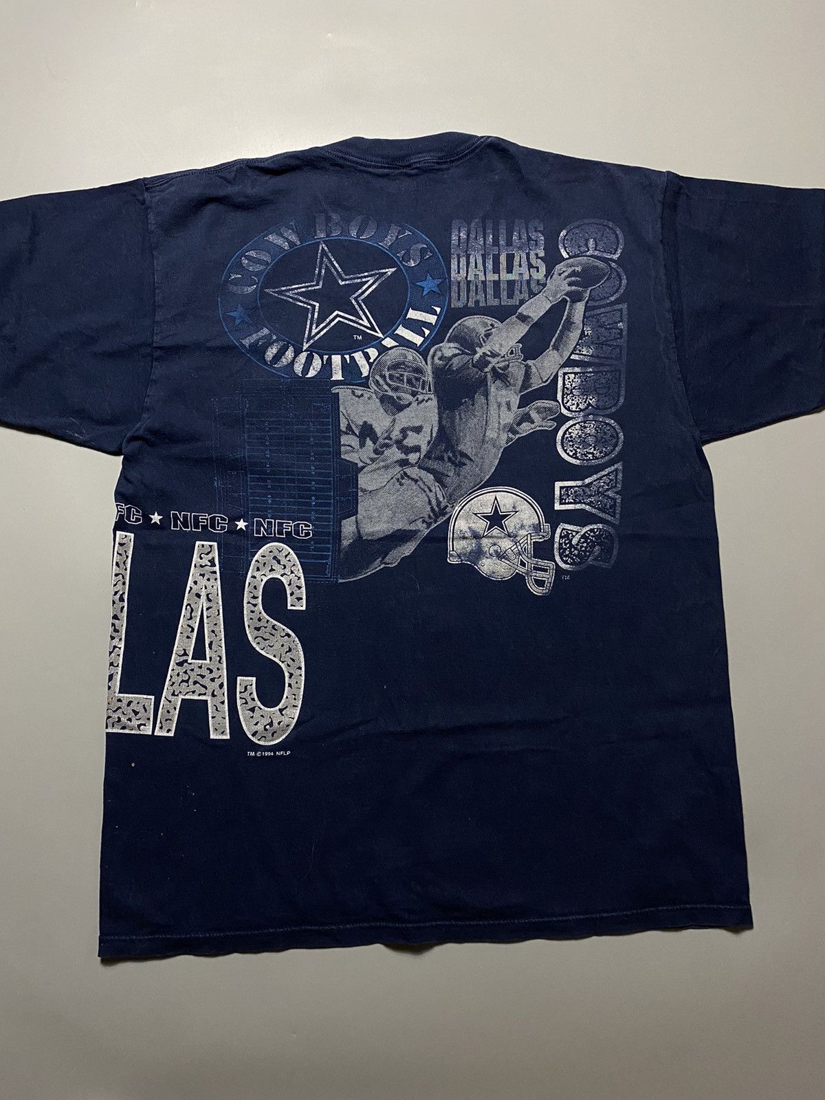 Vintage 🔥NFLP Cowboys Dallas 1994 vintage t-shirt Size US L / EU 52-54 / 3 - 6 Thumbnail