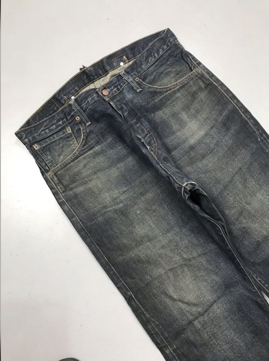 Levi's Vintage Levi’s jeans denim buckle belt Size US 38 / EU 54 - 7 Thumbnail
