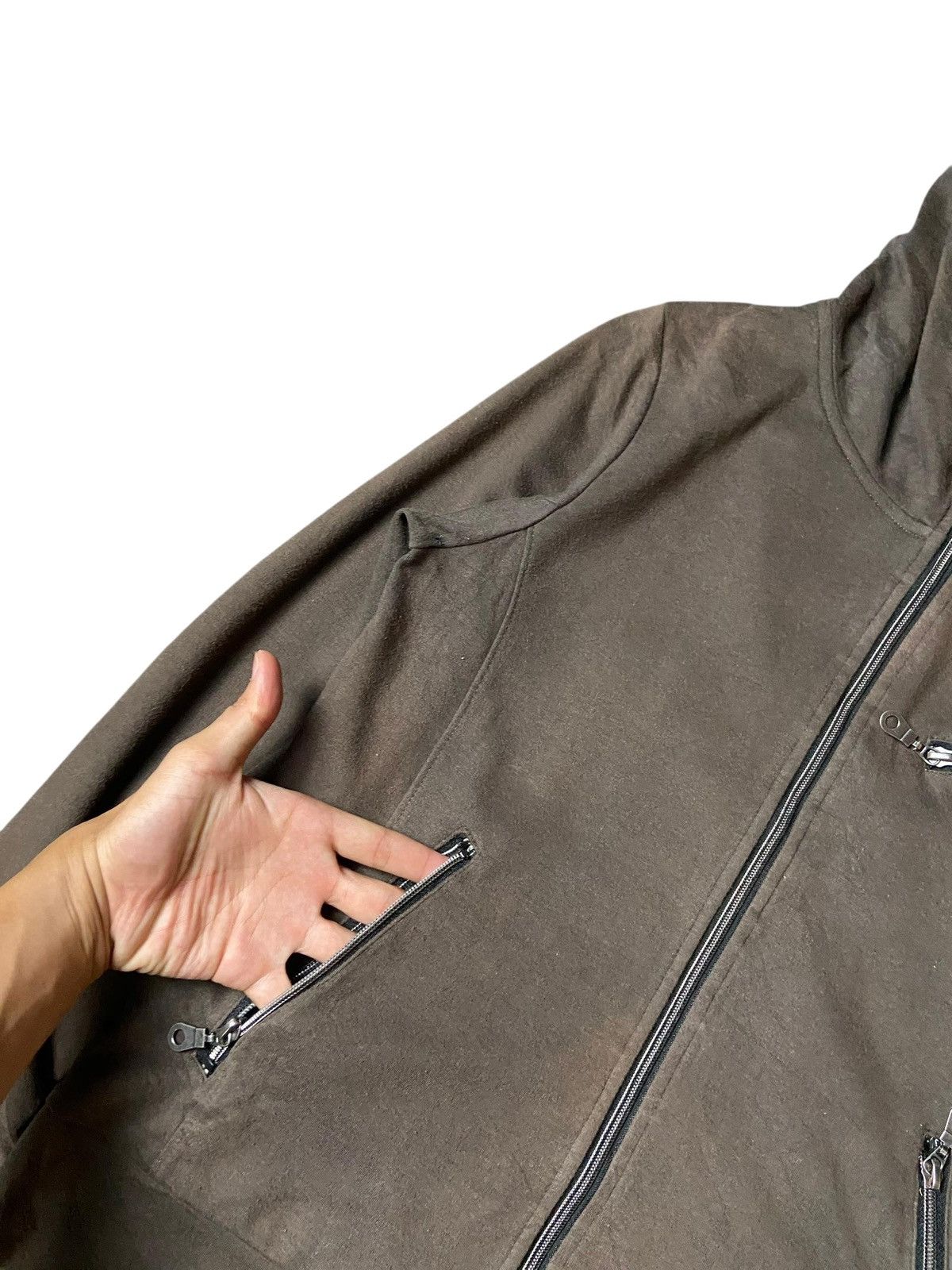 Japanese Brand × Vintage × semanticdesign SemanticDesign Brand Multi-zip Hooded Jacket (130) Size US S / EU 44-46 / 1 - 4 Thumbnail