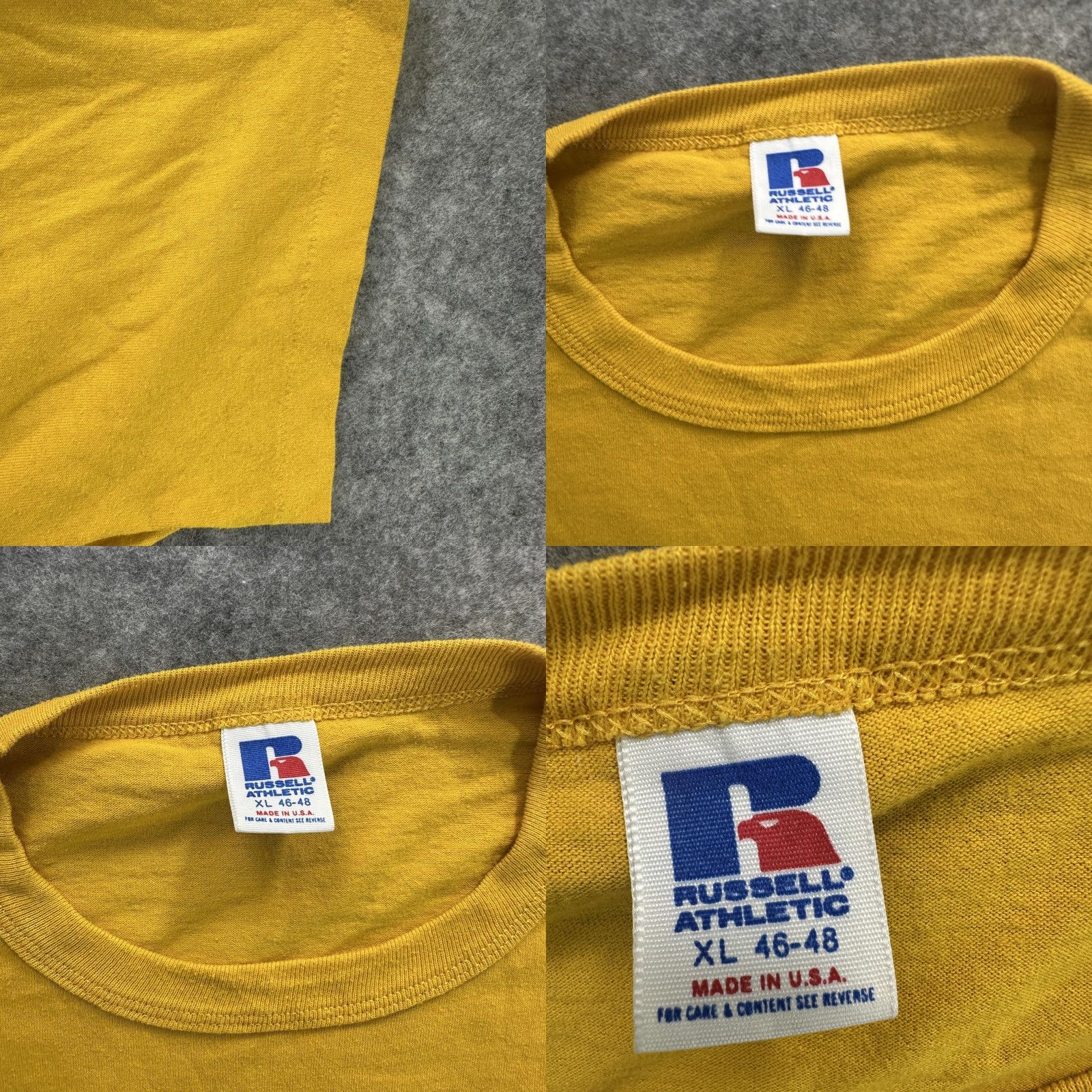 Russell Athletic VINTAGE Russell Athletic Shirt Mens XL Gold Fort Kearny State Park 90s Made USA Size US XL / EU 56 / 4 - 8 Thumbnail