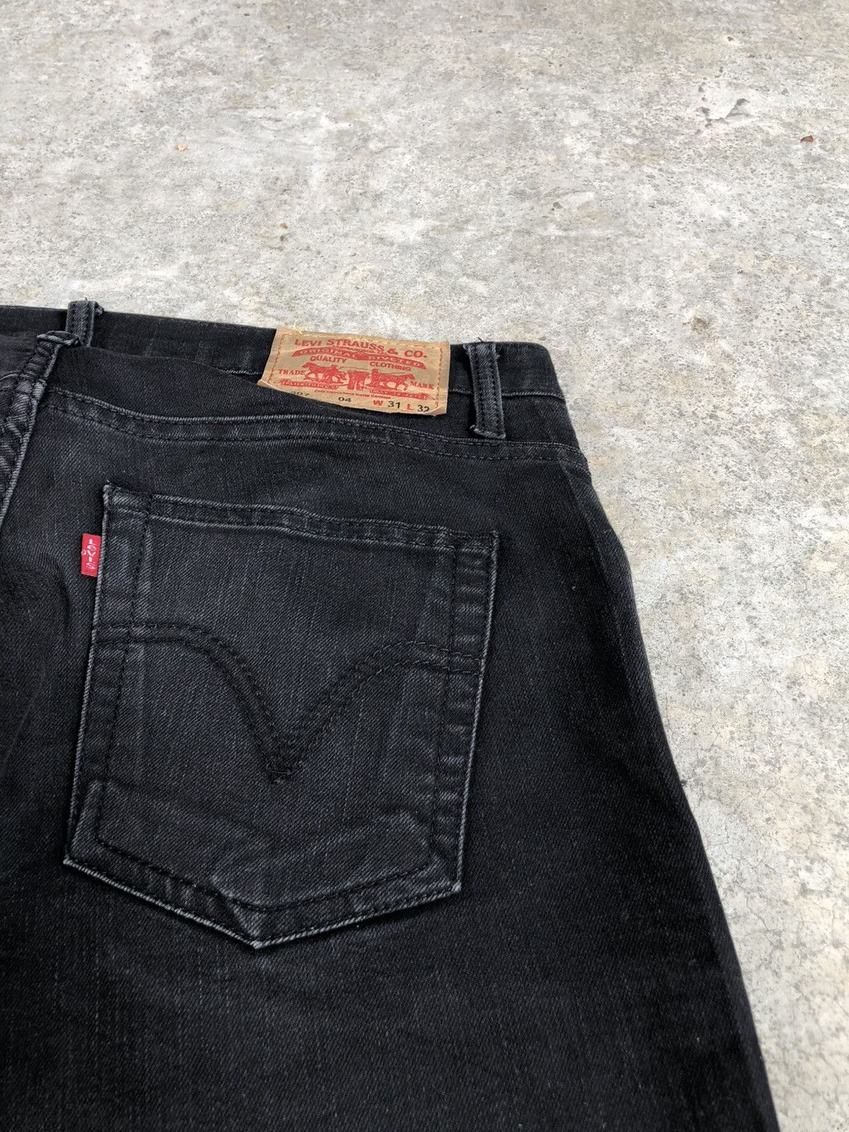 If Six Was Nine Y2k Levi’s Flared Jeans Distressed Denim 507 Size US 32 / EU 48 - 16 Thumbnail