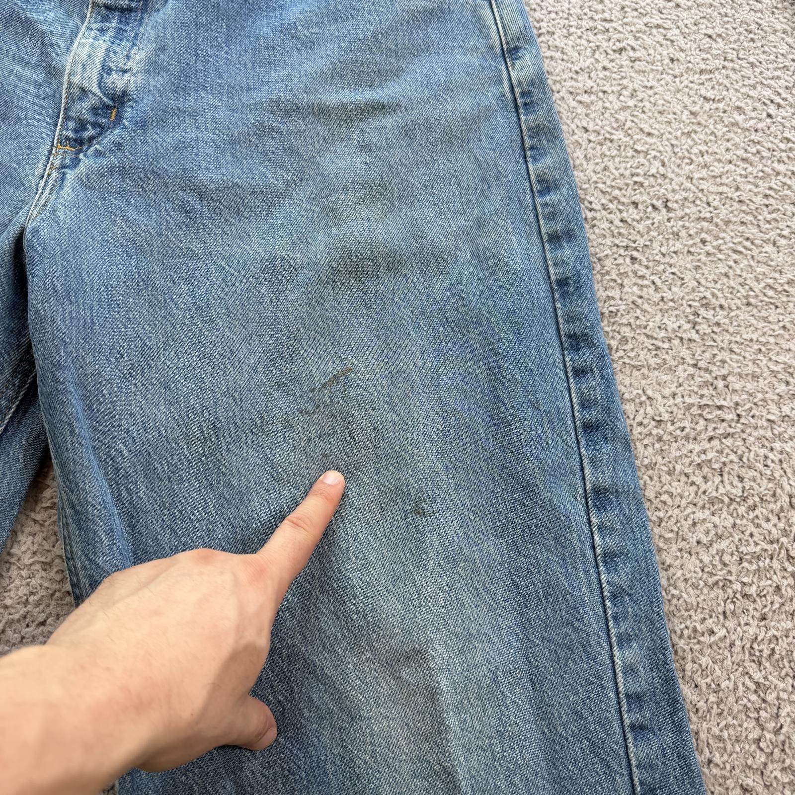 Carhartt Carhartt B146 DST Relaxed Fit Denim Jeans 40x30 Light Wash Size US 40 / EU 56 - 7 Thumbnail
