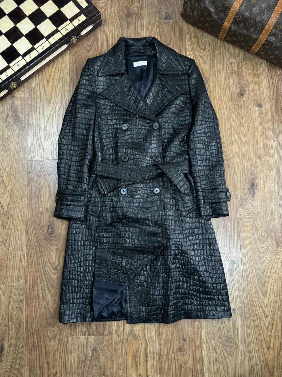 Dries Van Noten Rare coat Dries can Noten Crocodile original luxury item Size M / US 6-8 / IT 42-44 - 1 Thumbnail