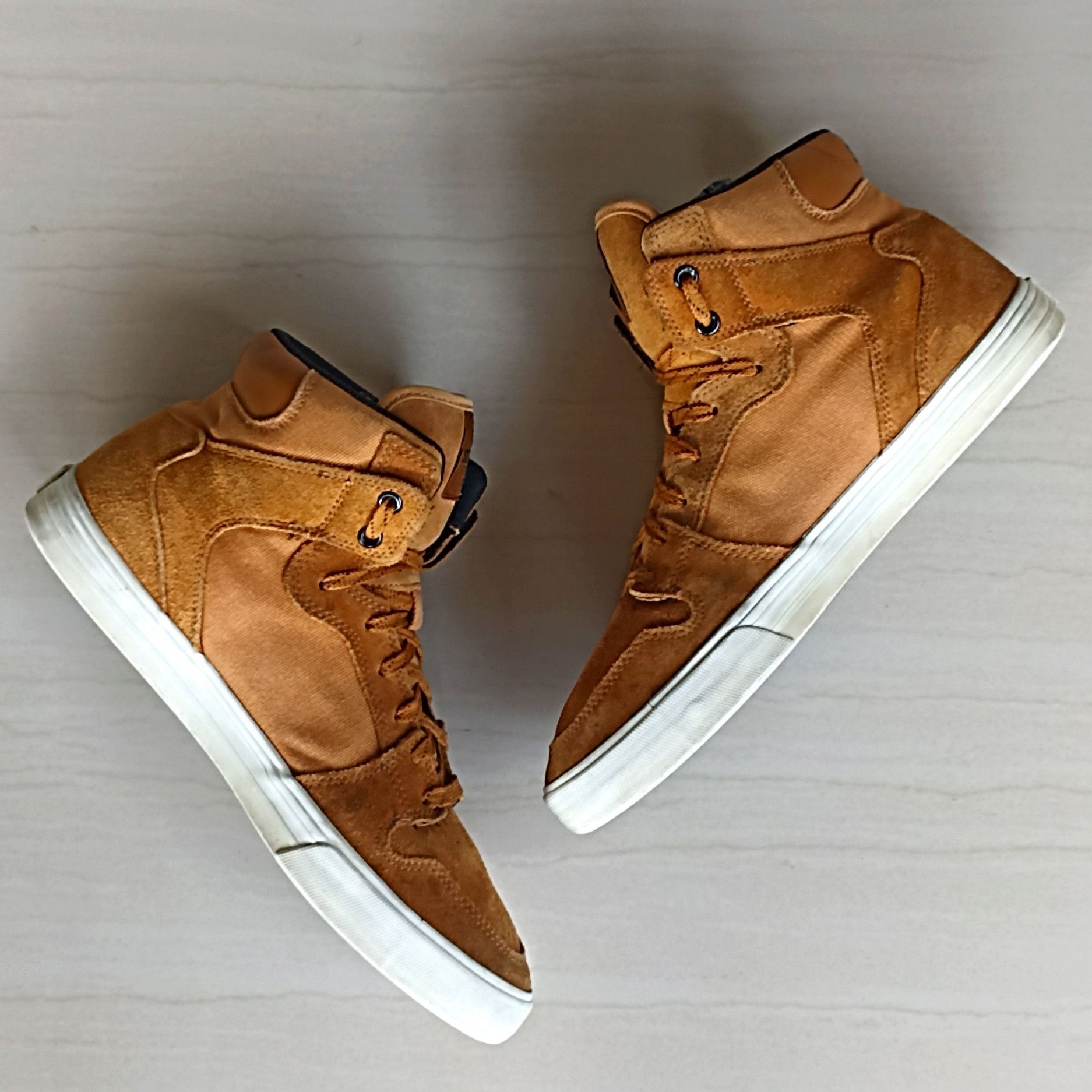 Supra Supra Vaider Wheat Skate Boarding Sneakers Size US 12 / EU 45 - 6 Thumbnail