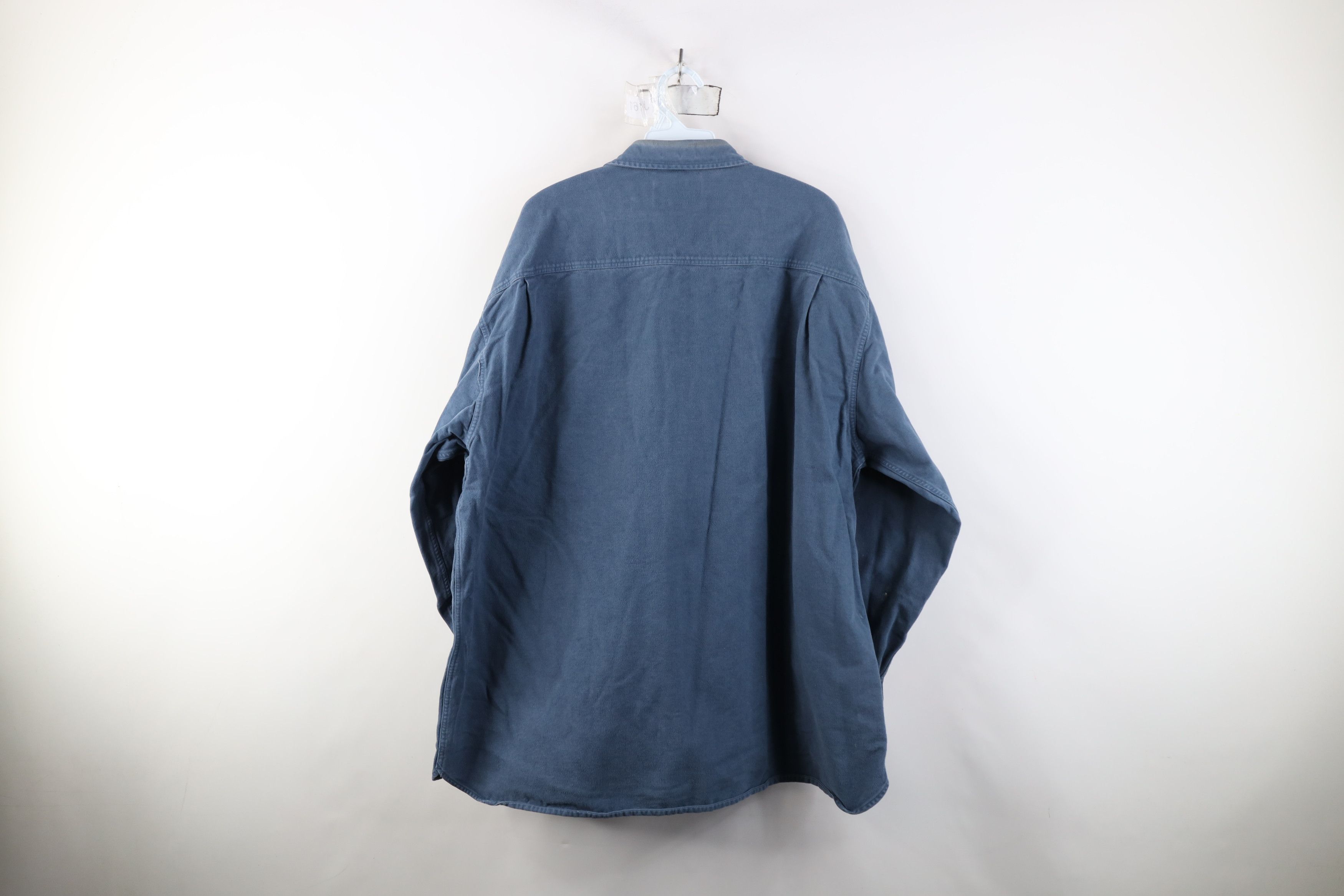 Cabelas Vintage 90s Cabelas Heavyweight Chamois Cloth Button Shirt Size US XXL / EU 58 / 5 - 14 Thumbnail
