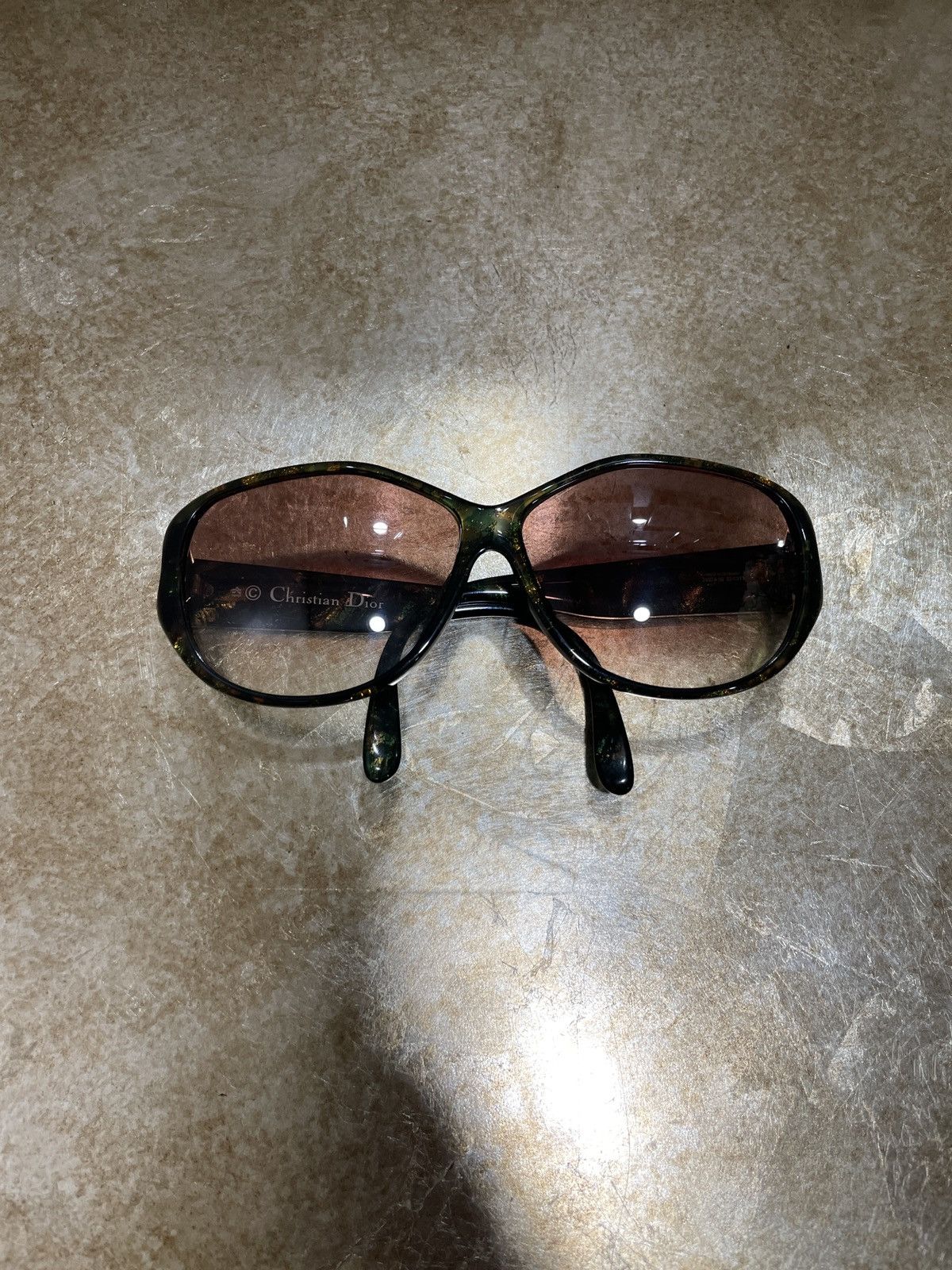 Christian Dior Monsieur Christian Dior Sunglasses Retro Chromax Mix Green Plastic Size ONE SIZE - 1 Thumbnail