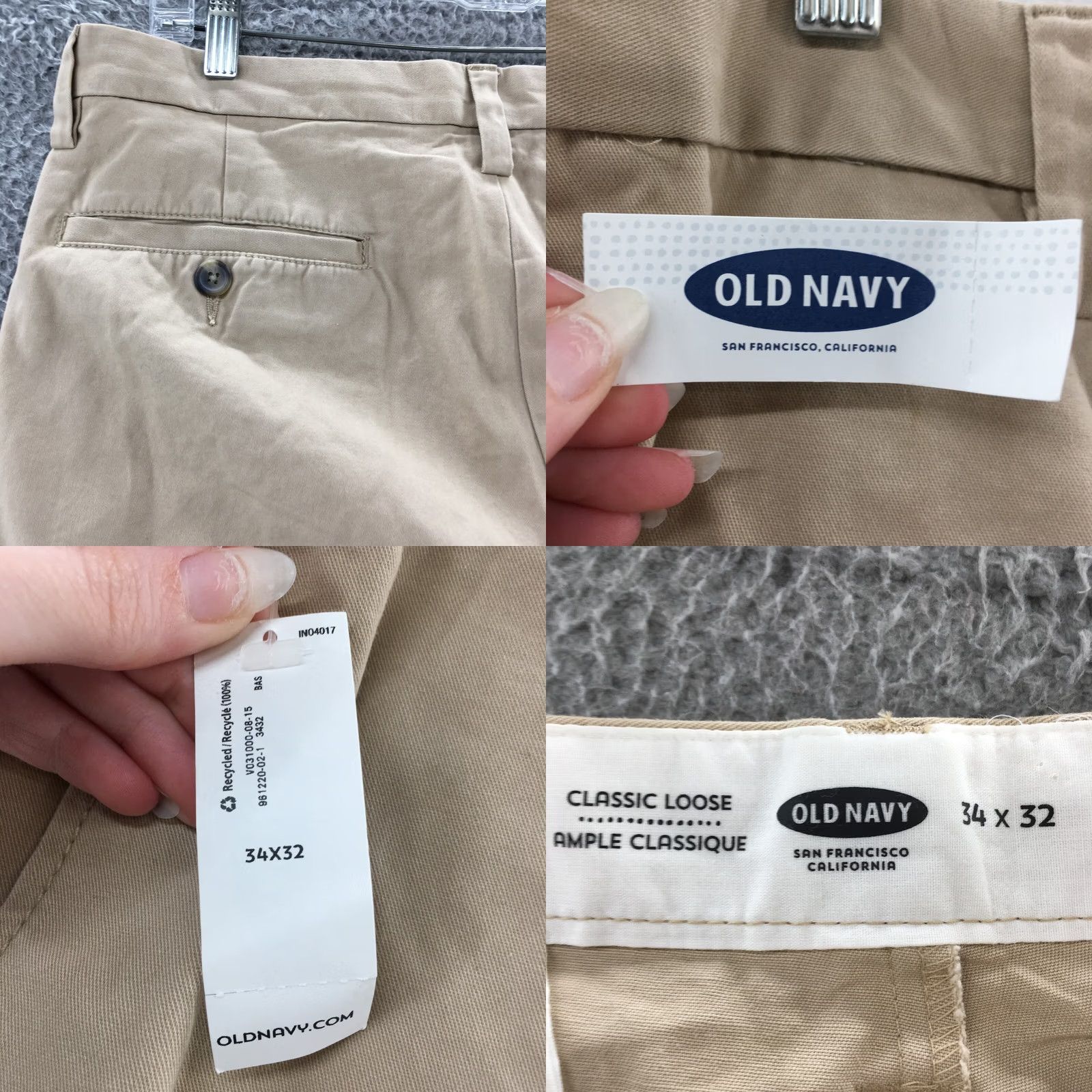 Old Navy Old Navy Chino Pants Mens 34x32 Beige Cotton High Rise Casual NEW Pants Mens Regular Beige Cotton Chino High Rise Casual NEW Size US 34 / EU 50 - 9 Thumbnail