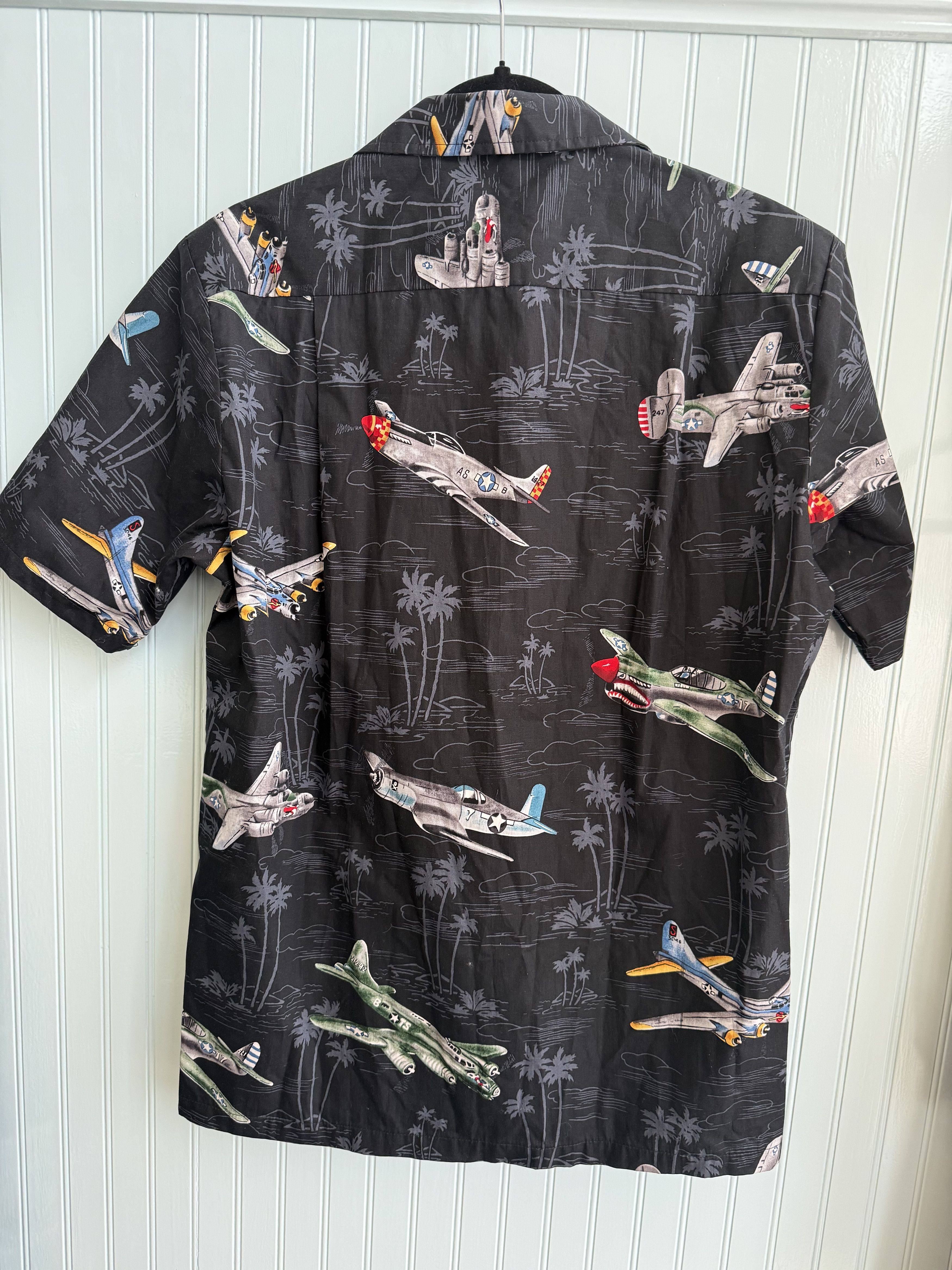 Other RJC NWT WWII Aircraft Aloha Shirt — Made USA — Small-Med Size US S / EU 44-46 / 1 - 4 Thumbnail