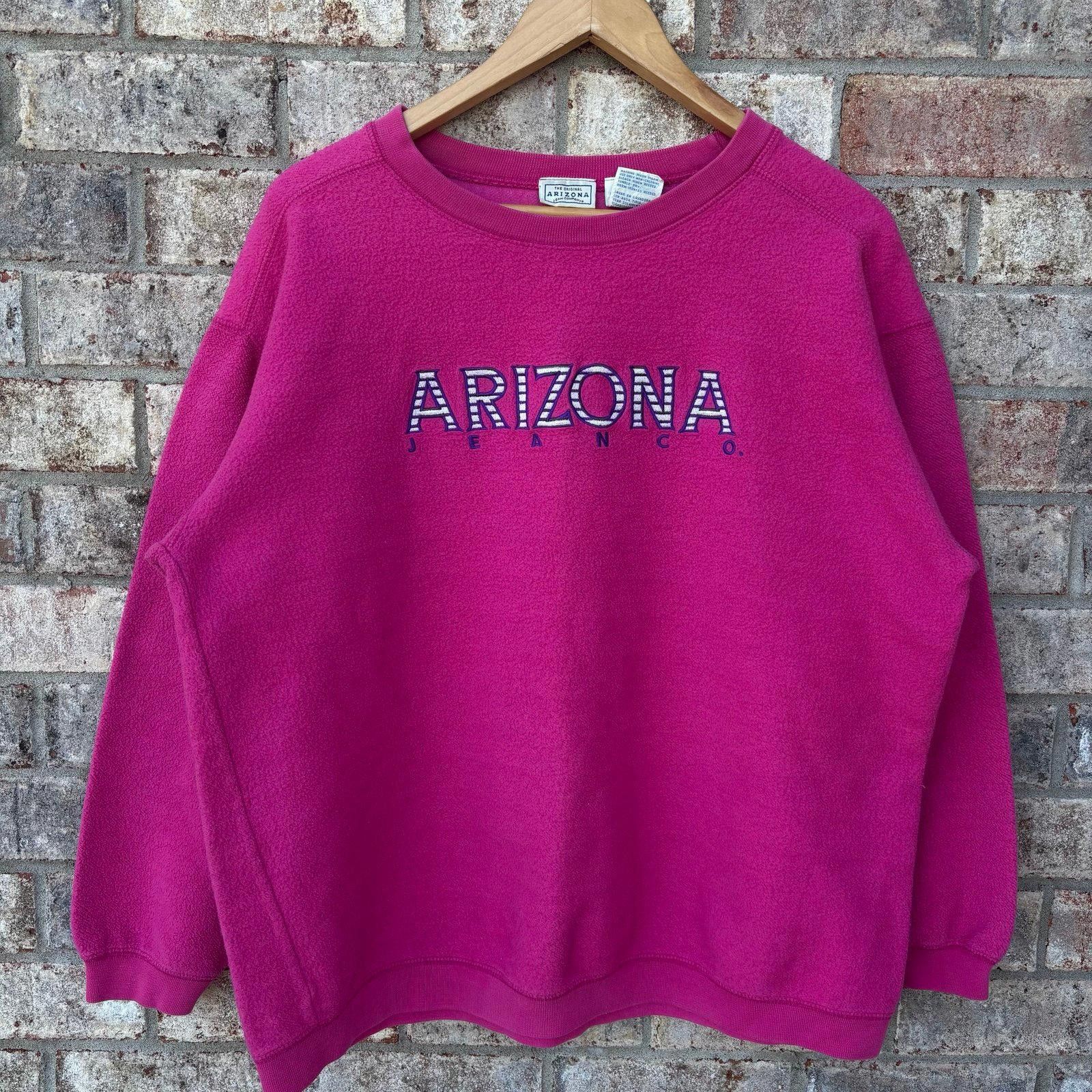 Other Vintage 90s Arizona Pink fleece sweatshirt Size XL / US 12-14 / IT 48-50 - 1 Thumbnail