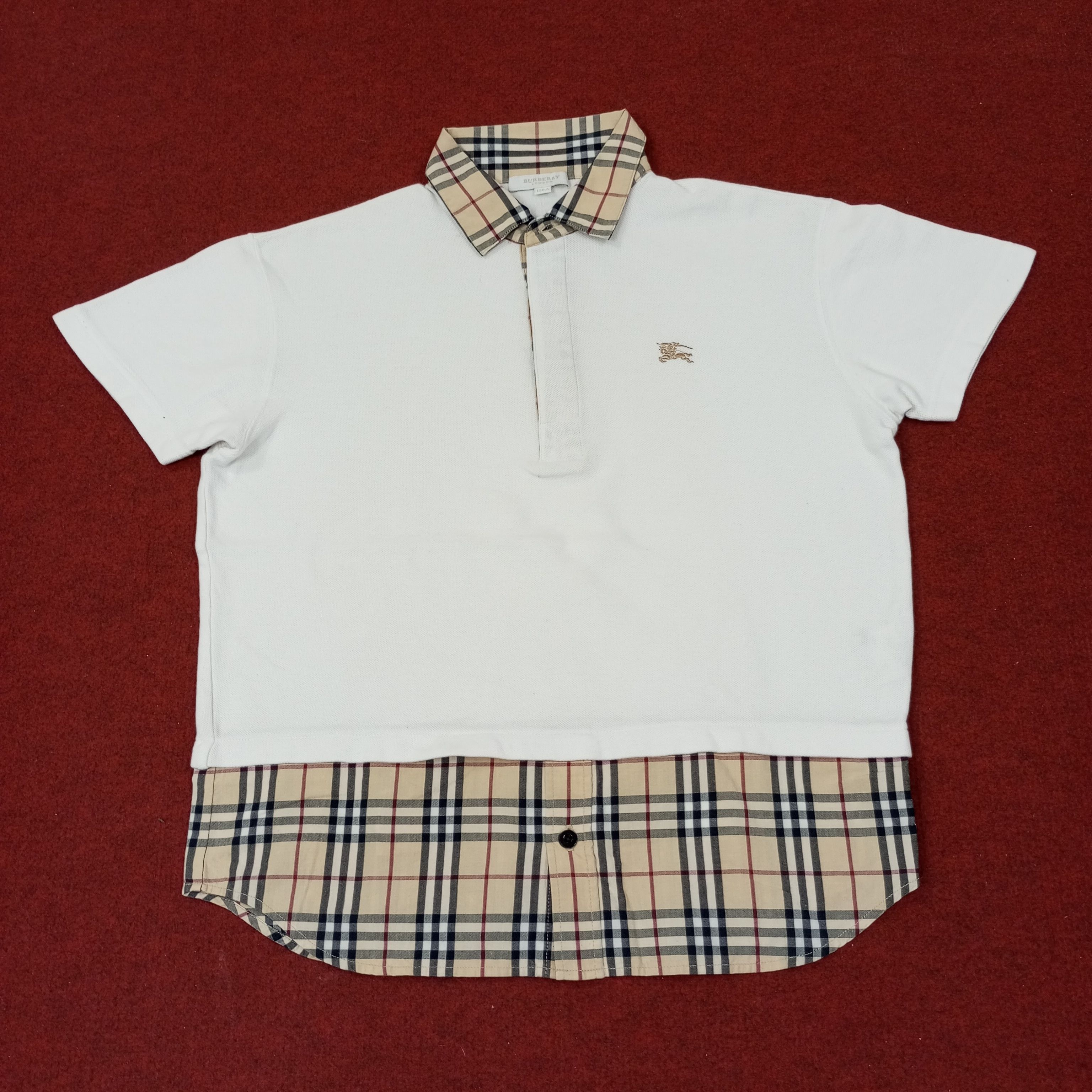 Burberry Burberry London Fashion Nova Check Style Polos c249n79 Size S / US 4 / IT 40 - 1 Thumbnail