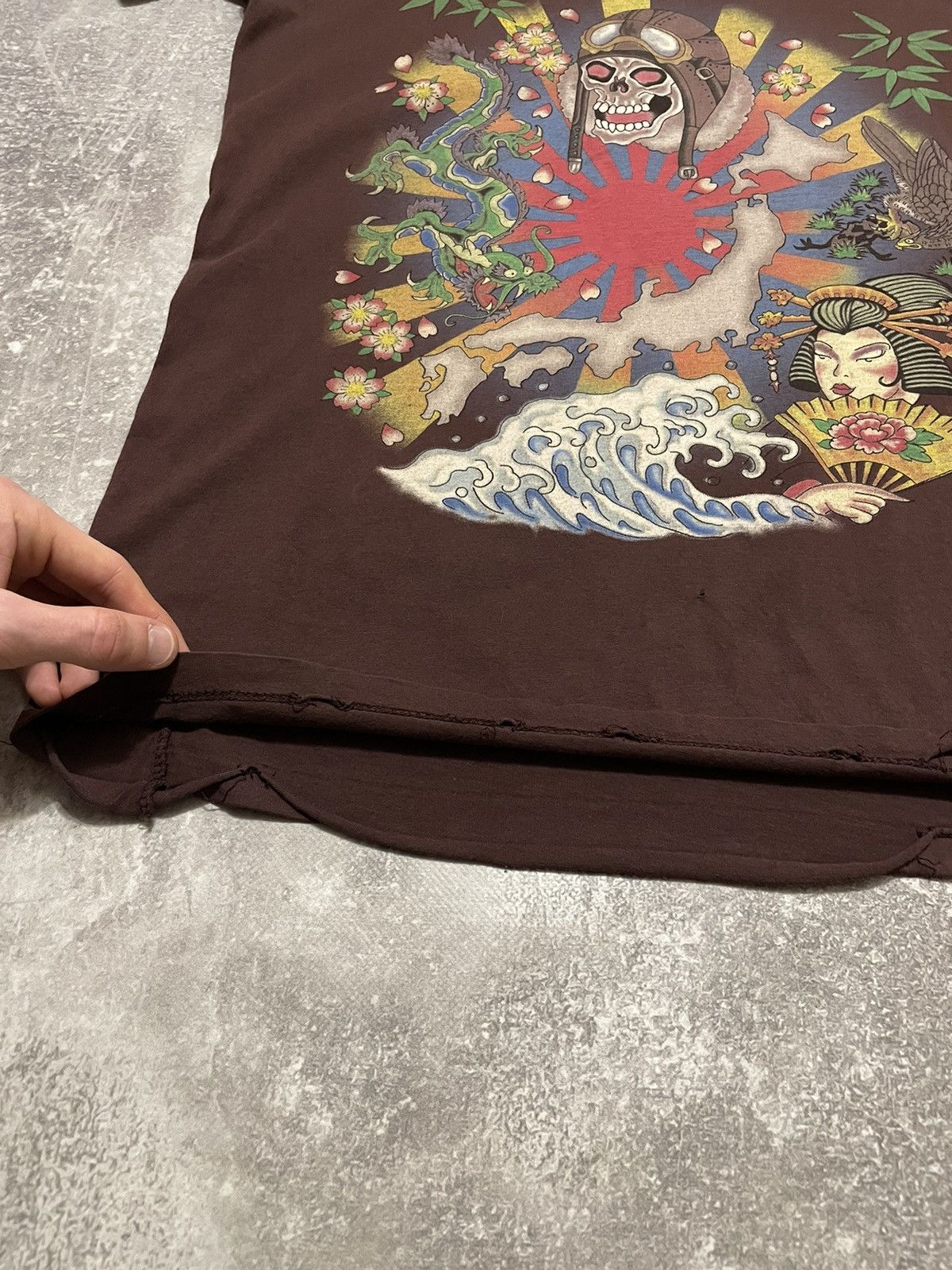 Ed Hardy × Vintage Vintage Ed Hardy Japan Style T-Shirt Y2K Size US L / EU 52-54 / 3 - 13 Thumbnail