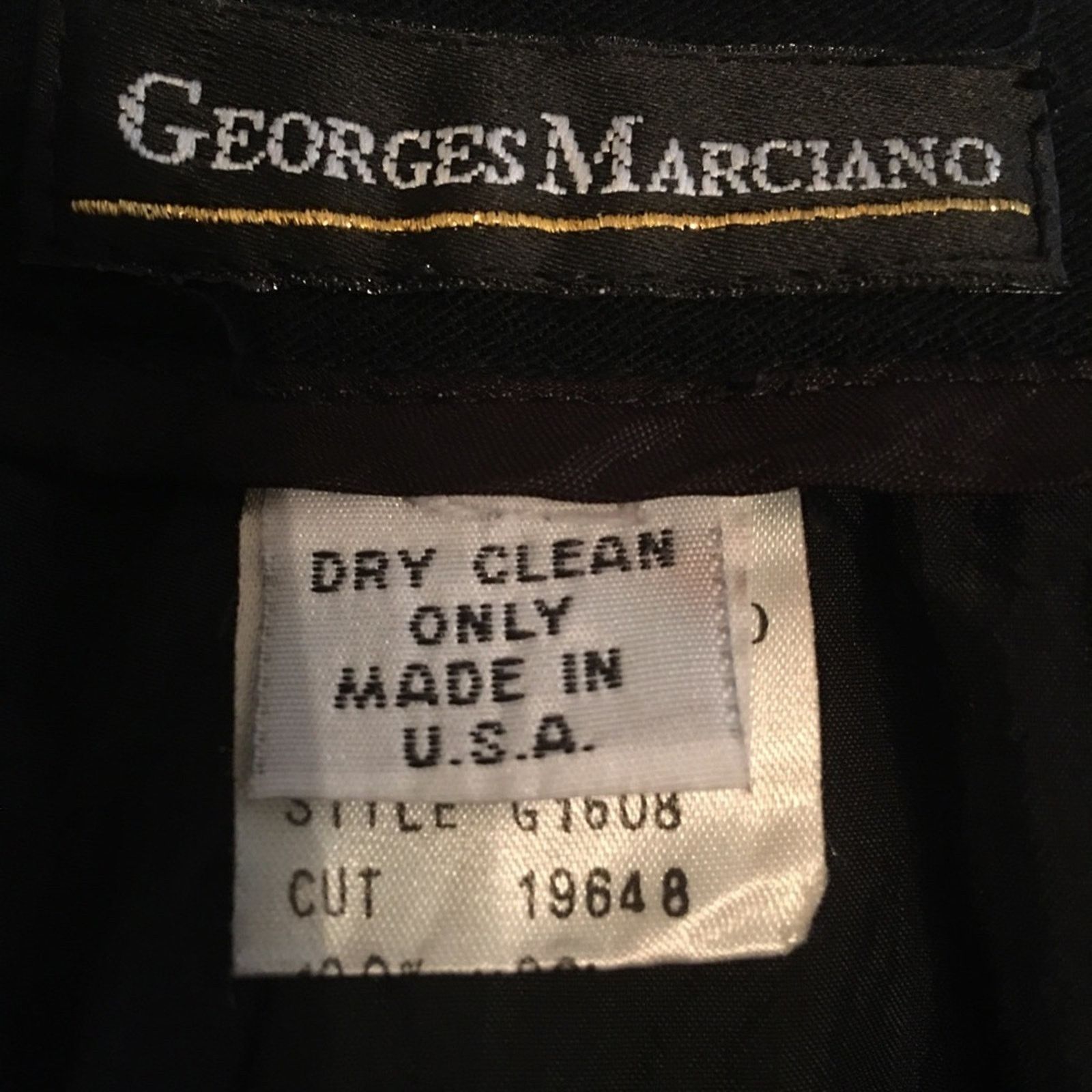 Georges Marciano Vintage 80s Georges Marciano black career pants Size 34" / US 12 / IT 48 - 8 Thumbnail