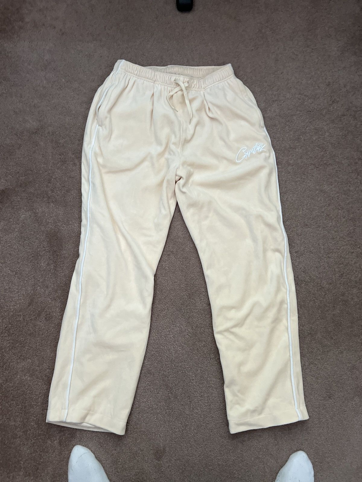 Corteiz allstarz vvs velour corteiz pants | Grailed