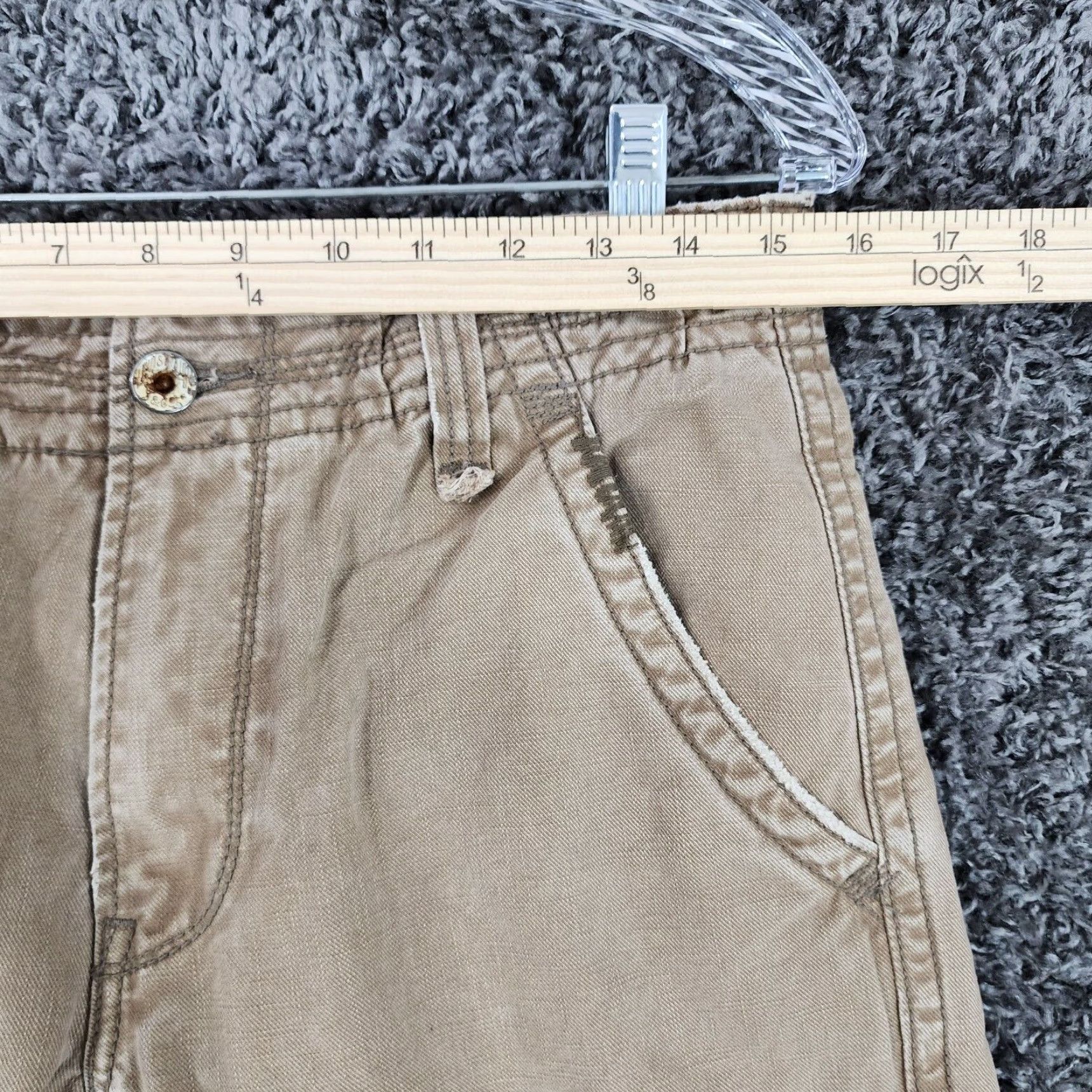 Levi's VINTAGE Levi's Mens Brown Distressed Relaxed Fit Straight Leg Jeans Size 30x32 Men's Denim Pants Size US 30 / EU 46 - 5 Thumbnail